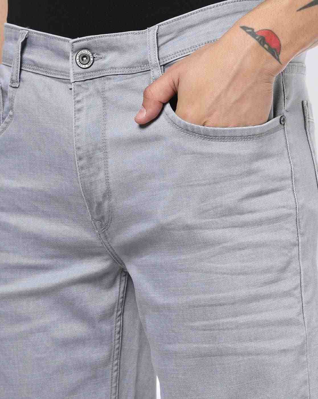 JOHN PLAYERS JEANS | Men Straight Fit Cotton Stretch Jeans|3