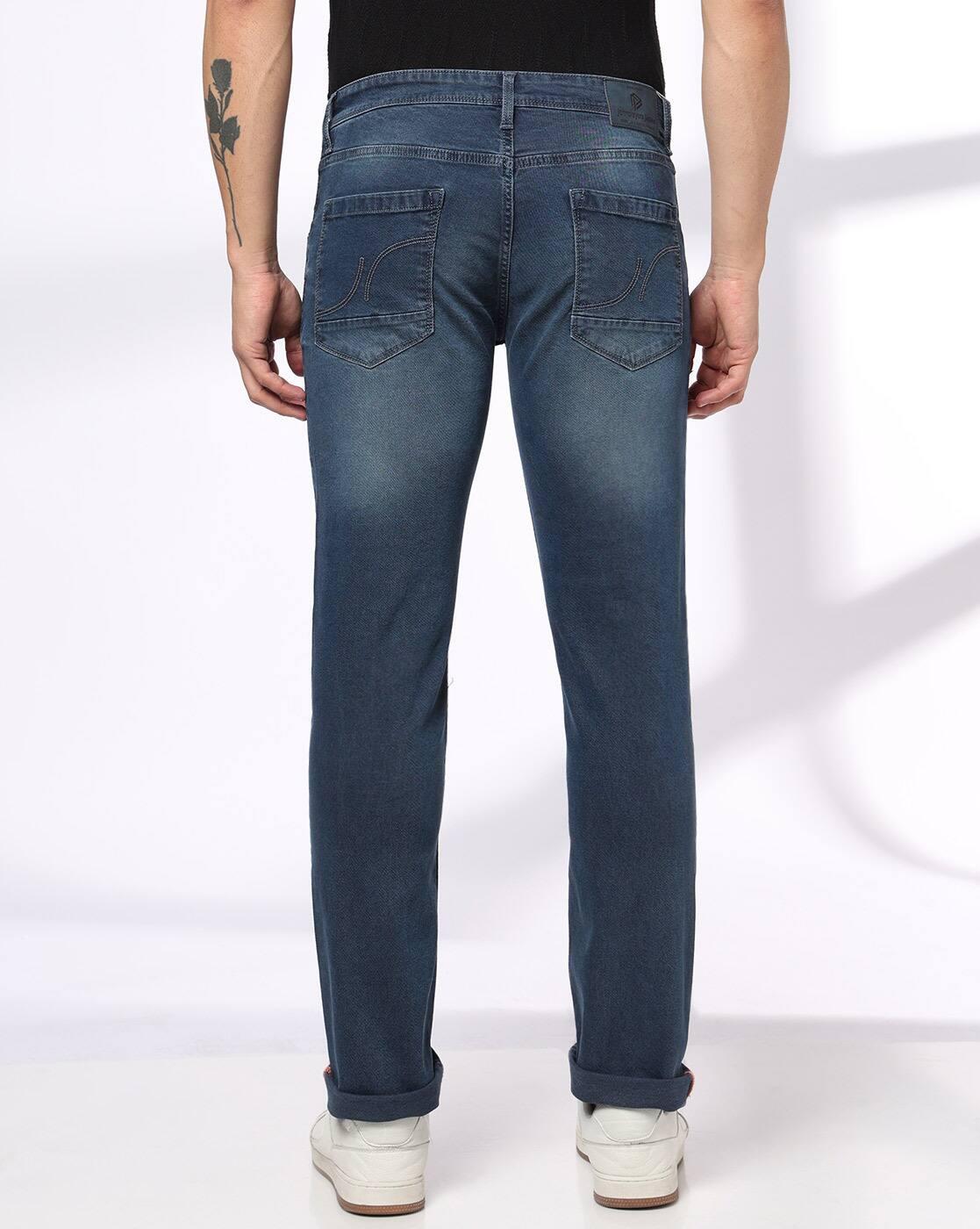 JOHN PLAYERS JEANS | Men Mid-Rise Slim Fit Jeans|2