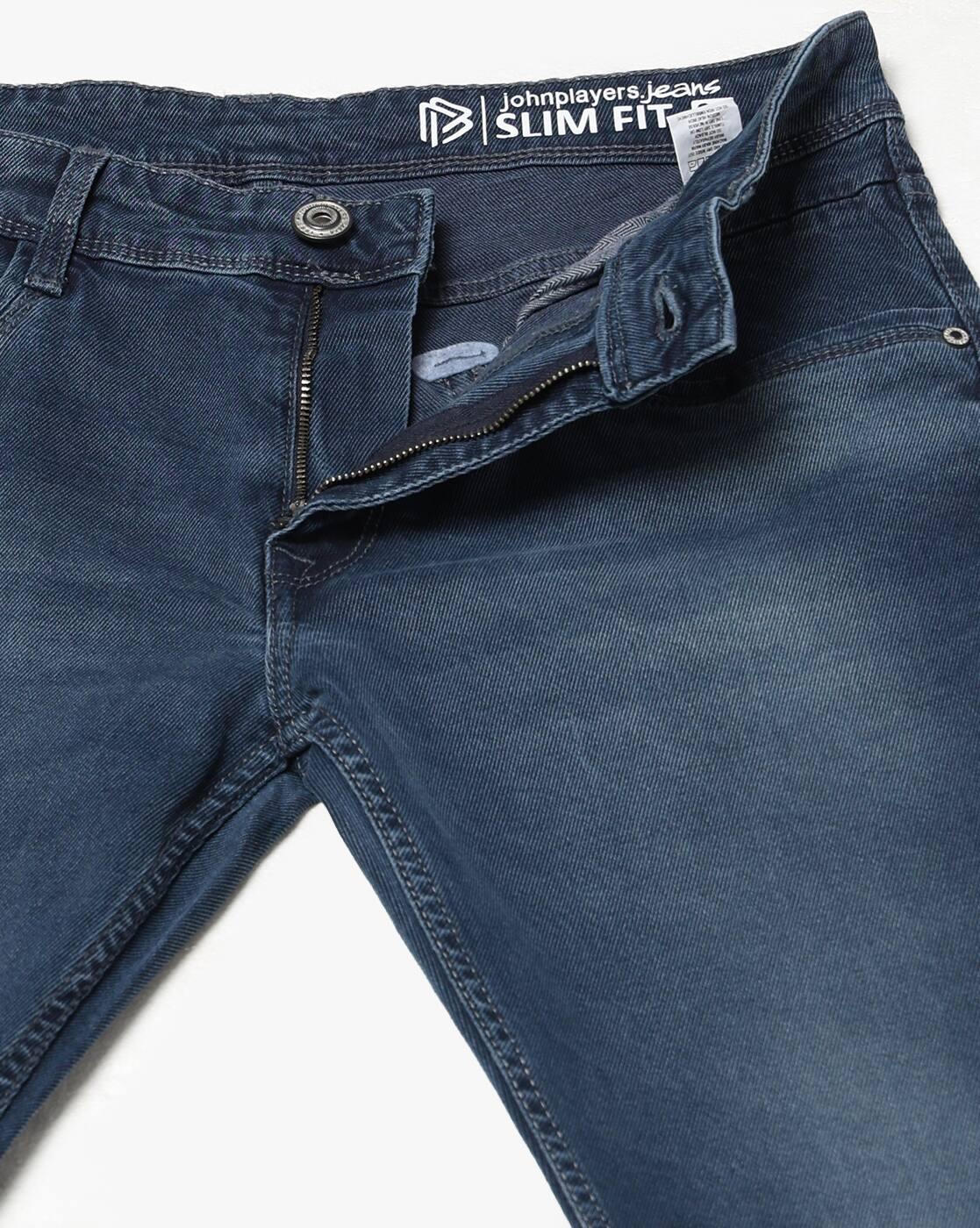 JOHN PLAYERS JEANS | Men Mid-Rise Slim Fit Jeans|4