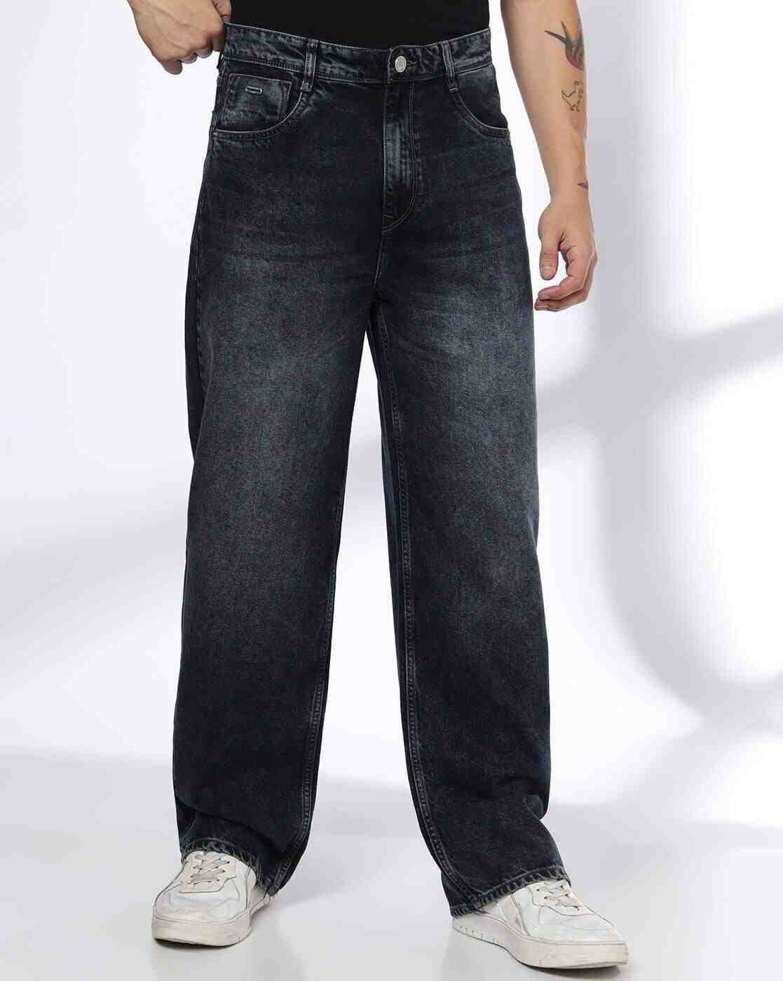 JOHN PLAYERS JEANS | Men Mid-Rise Loose Fit Jeans|0
