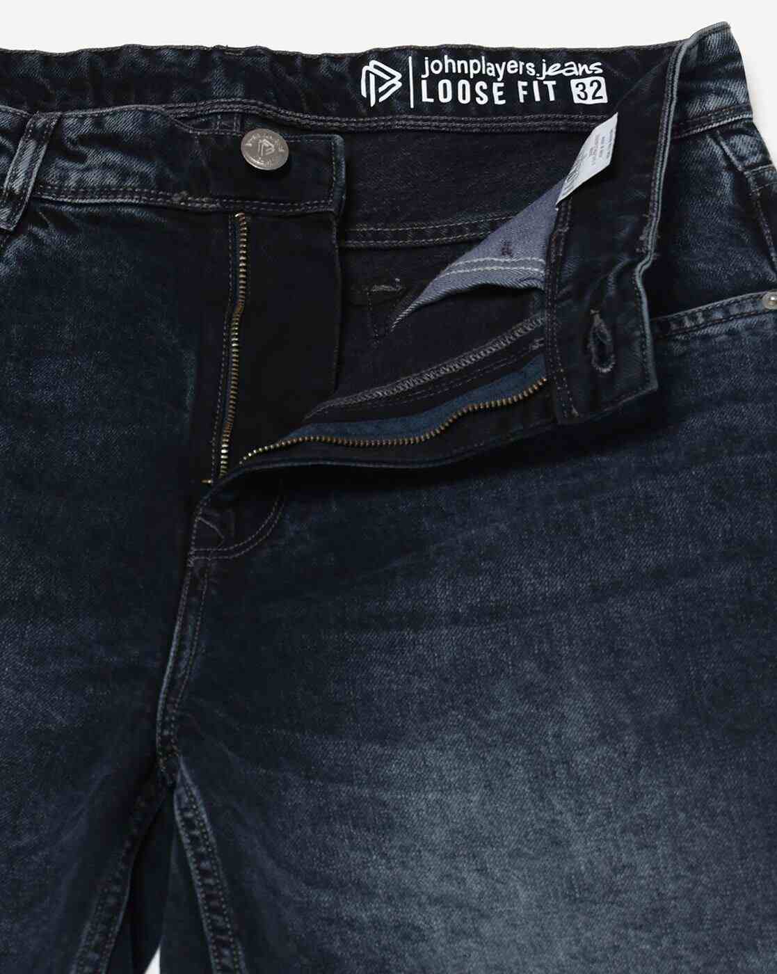 JOHN PLAYERS JEANS | Men Mid-Rise Loose Fit Jeans|4