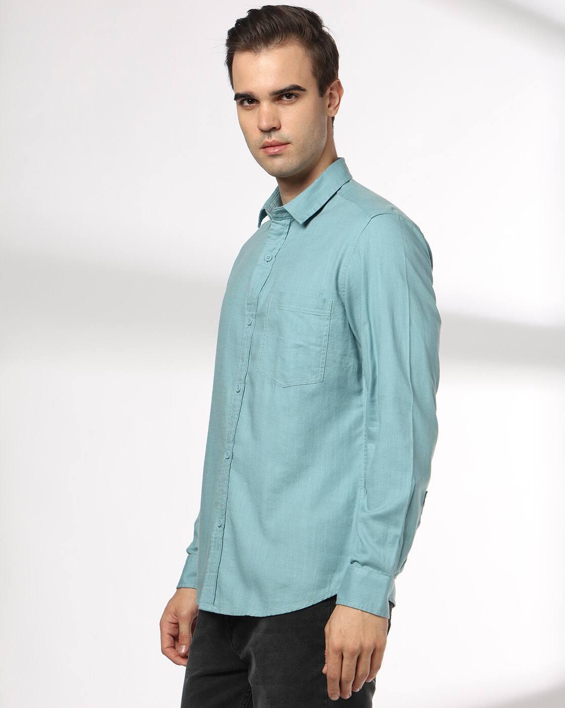 JOHN PLAYERS JEANS | Men Slim Fit Shirt|1