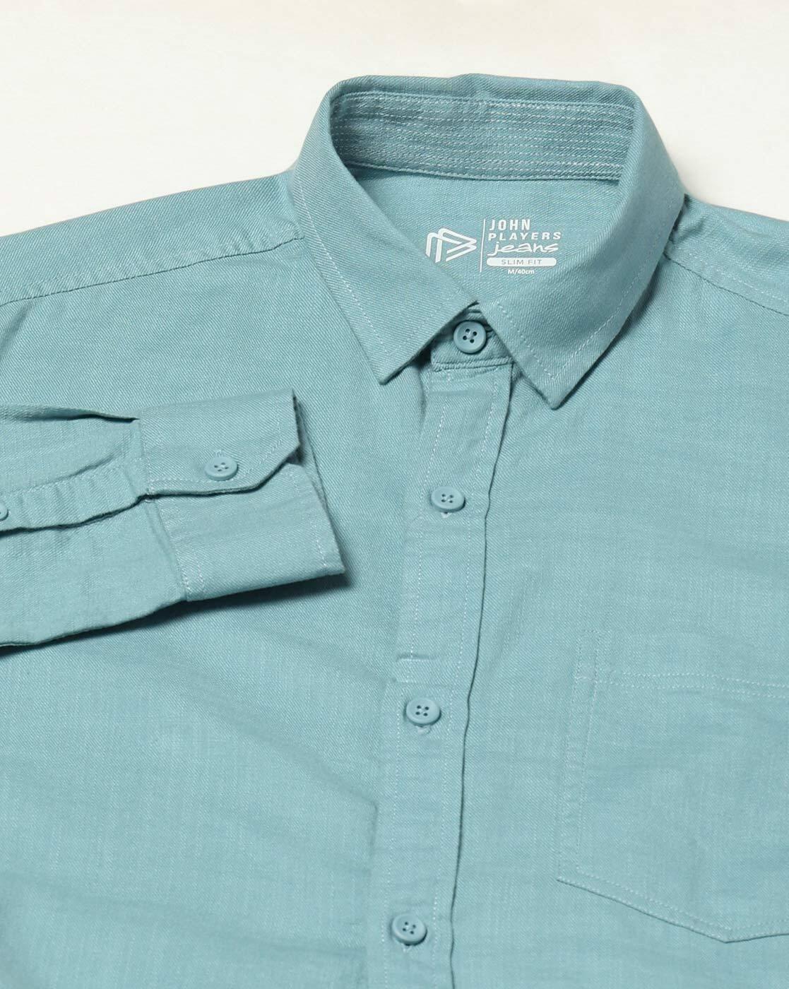 JOHN PLAYERS JEANS | Men Slim Fit Shirt|4