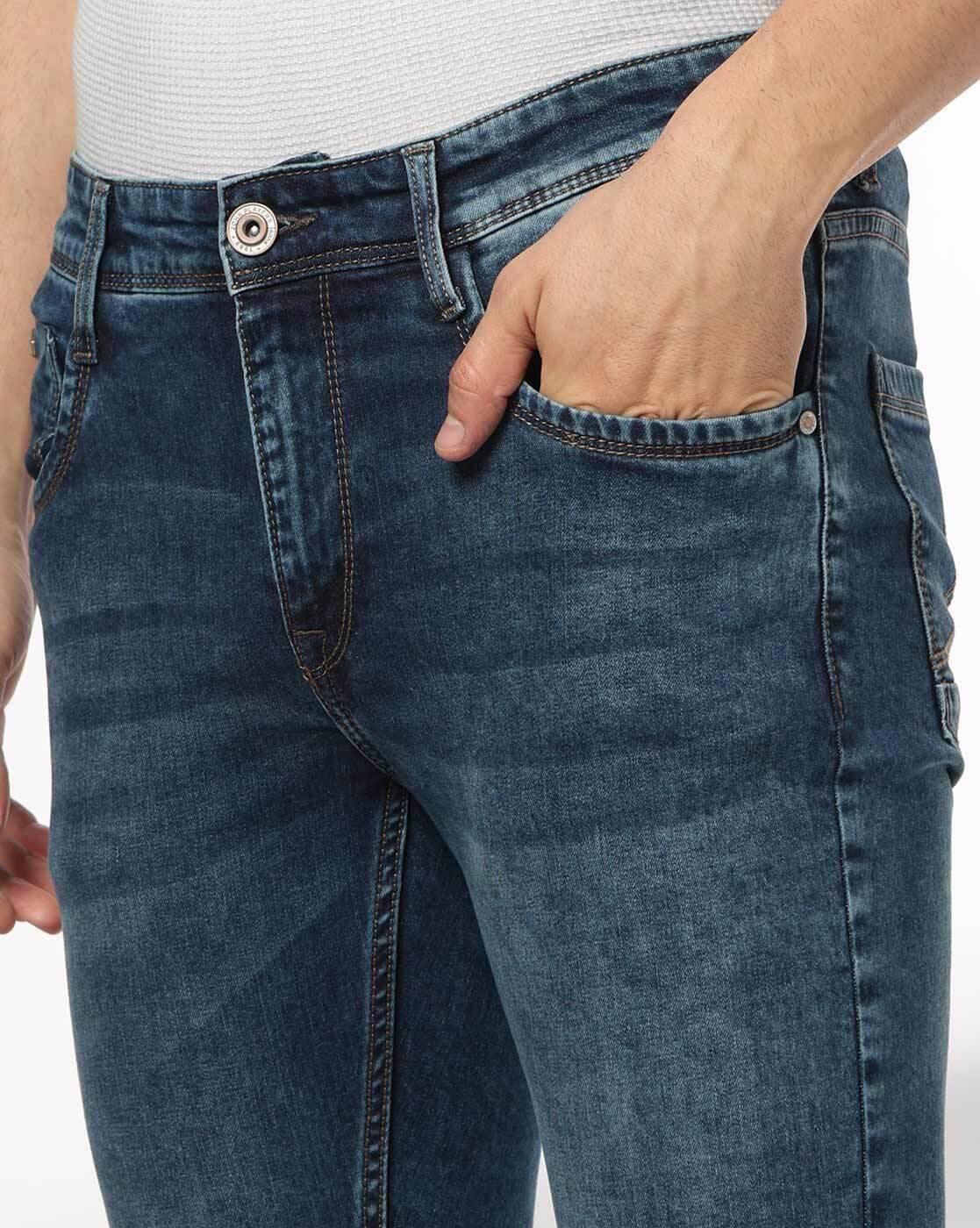 JOHN PLAYERS JEANS | Men Lightly Washed Skinny Fit Jeans|3