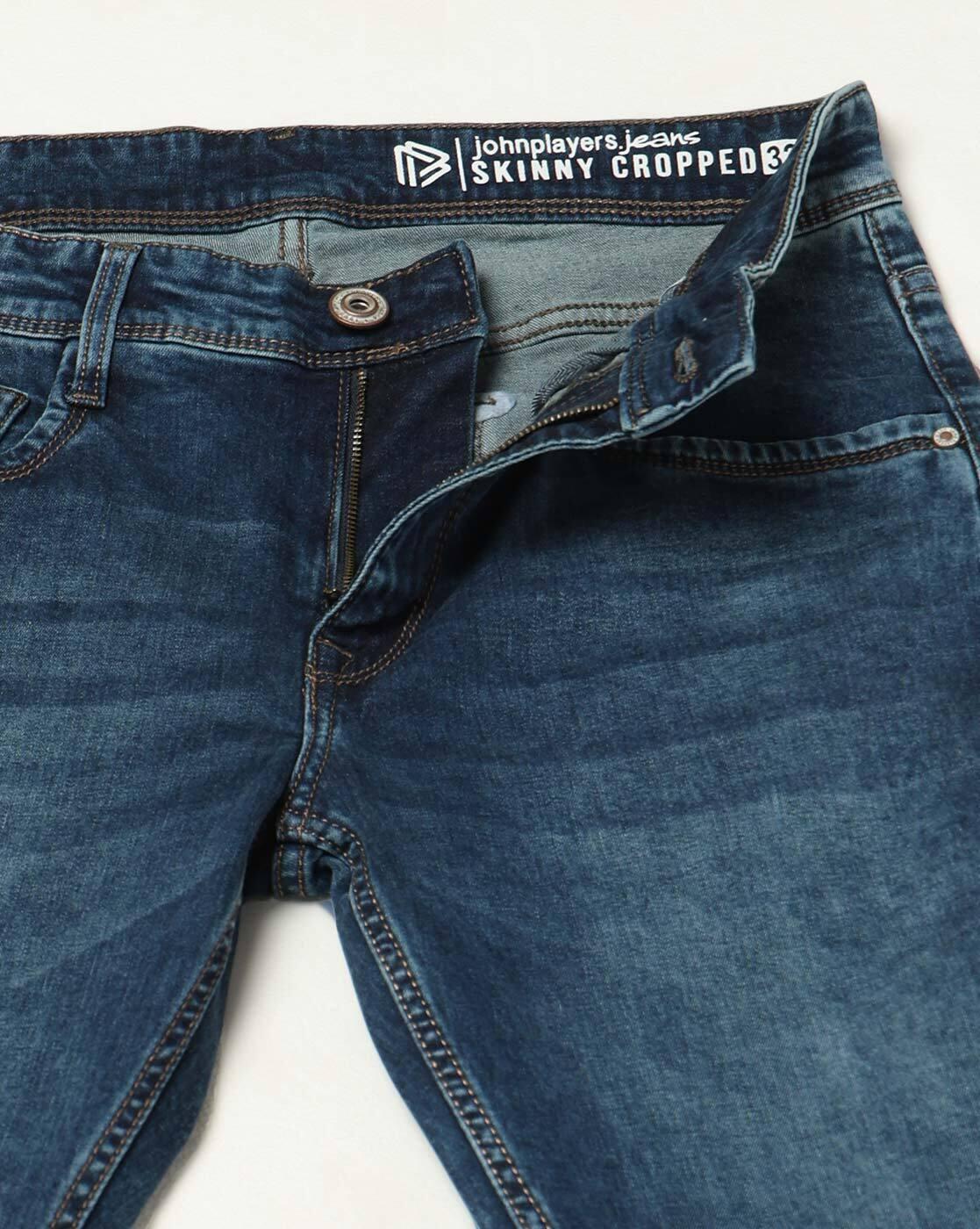 JOHN PLAYERS JEANS | Men Lightly Washed Skinny Fit Jeans|4