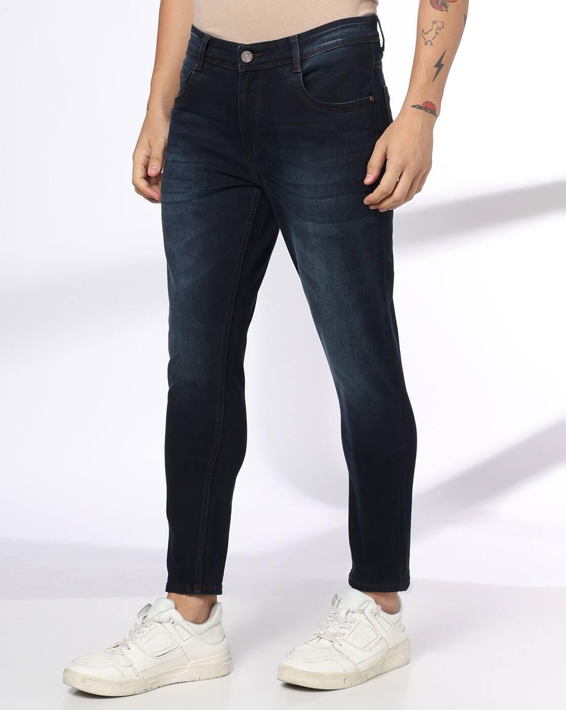 JOHN PLAYERS JEANS | Men Lightly Washed Skinny Fit Jeans|0