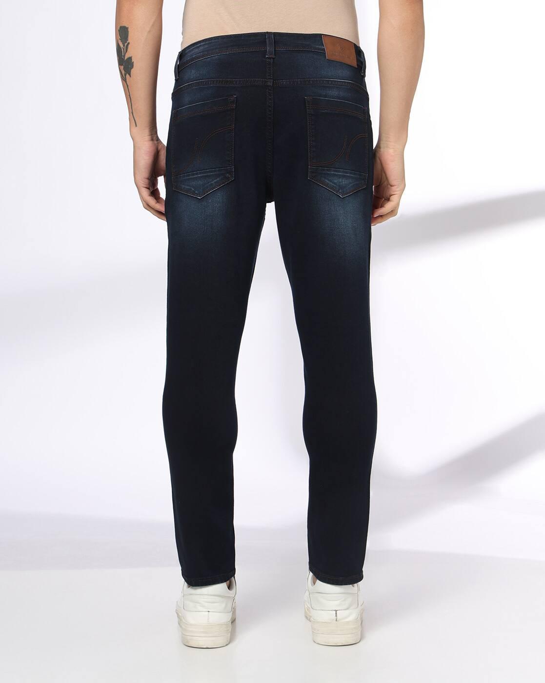 JOHN PLAYERS JEANS | Men Lightly Washed Skinny Fit Jeans|2