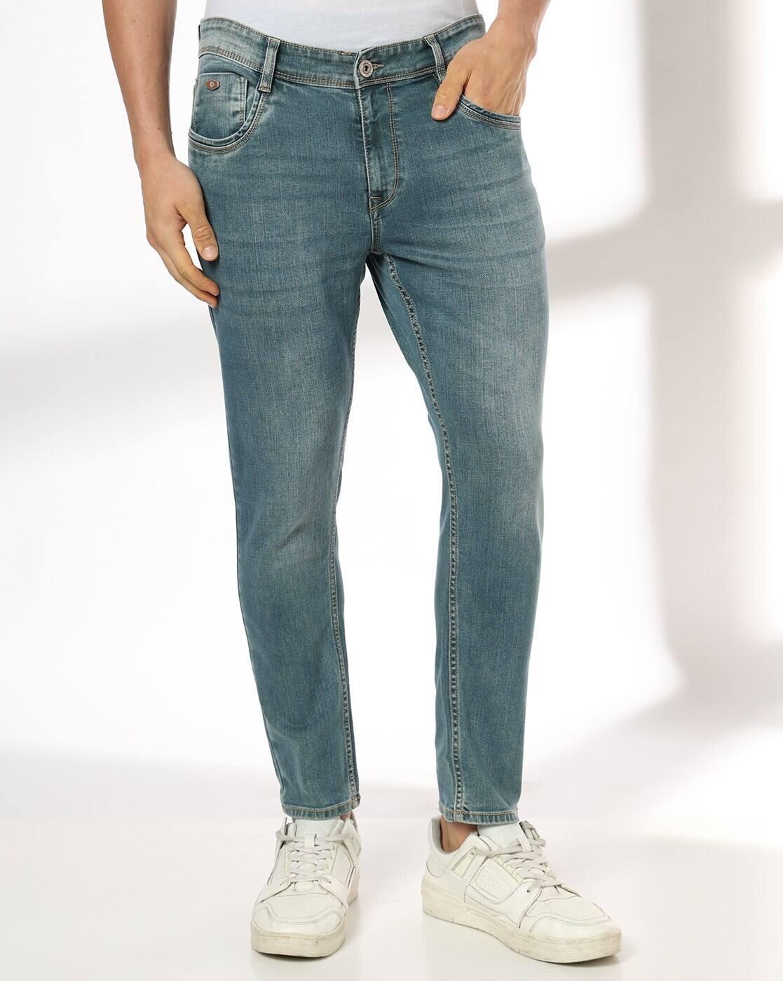 JOHN PLAYERS JEANS | Men Lightly Washed Skinny Fit Jeans|0
