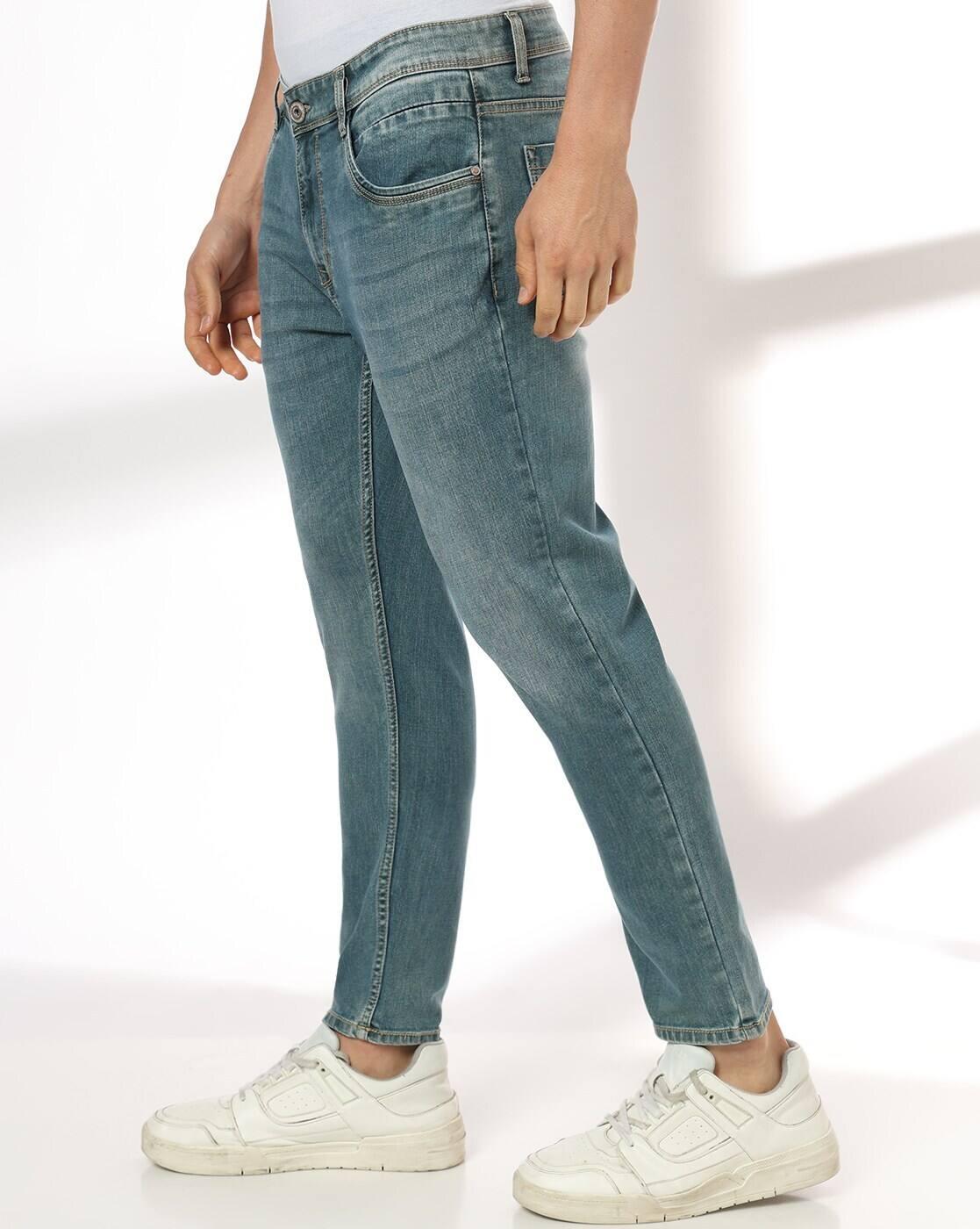 JOHN PLAYERS JEANS | Men Lightly Washed Skinny Fit Jeans|1