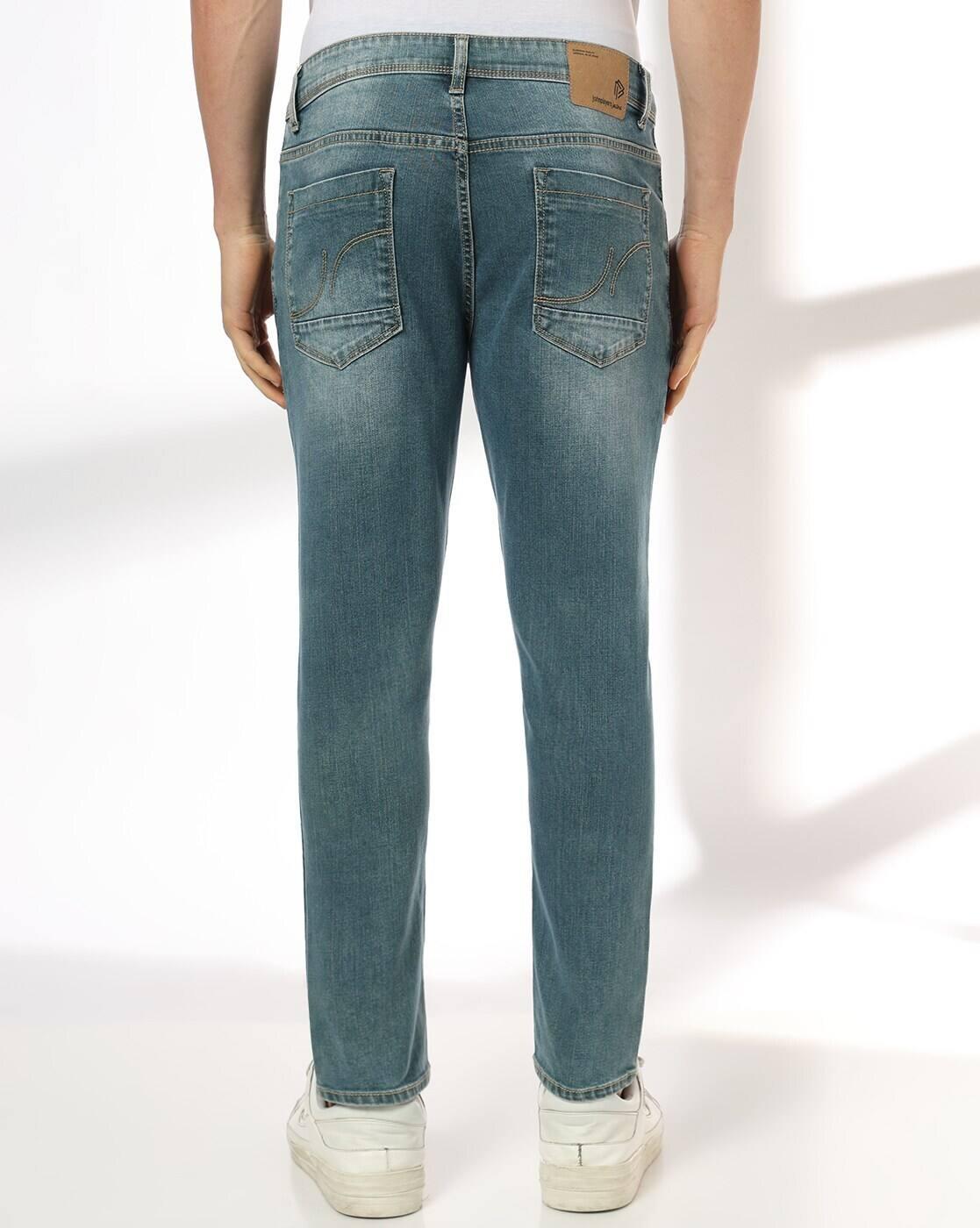 JOHN PLAYERS JEANS | Men Lightly Washed Skinny Fit Jeans|2