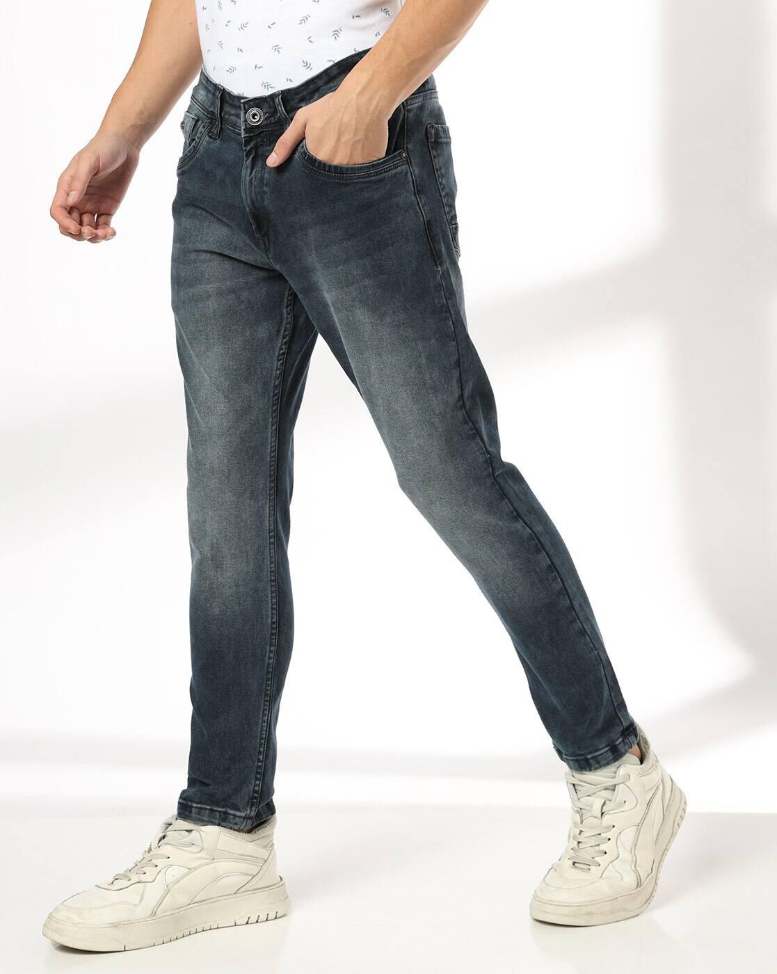 JOHN PLAYERS JEANS | Men Mid-Wash Skinny Fit Jeans|0