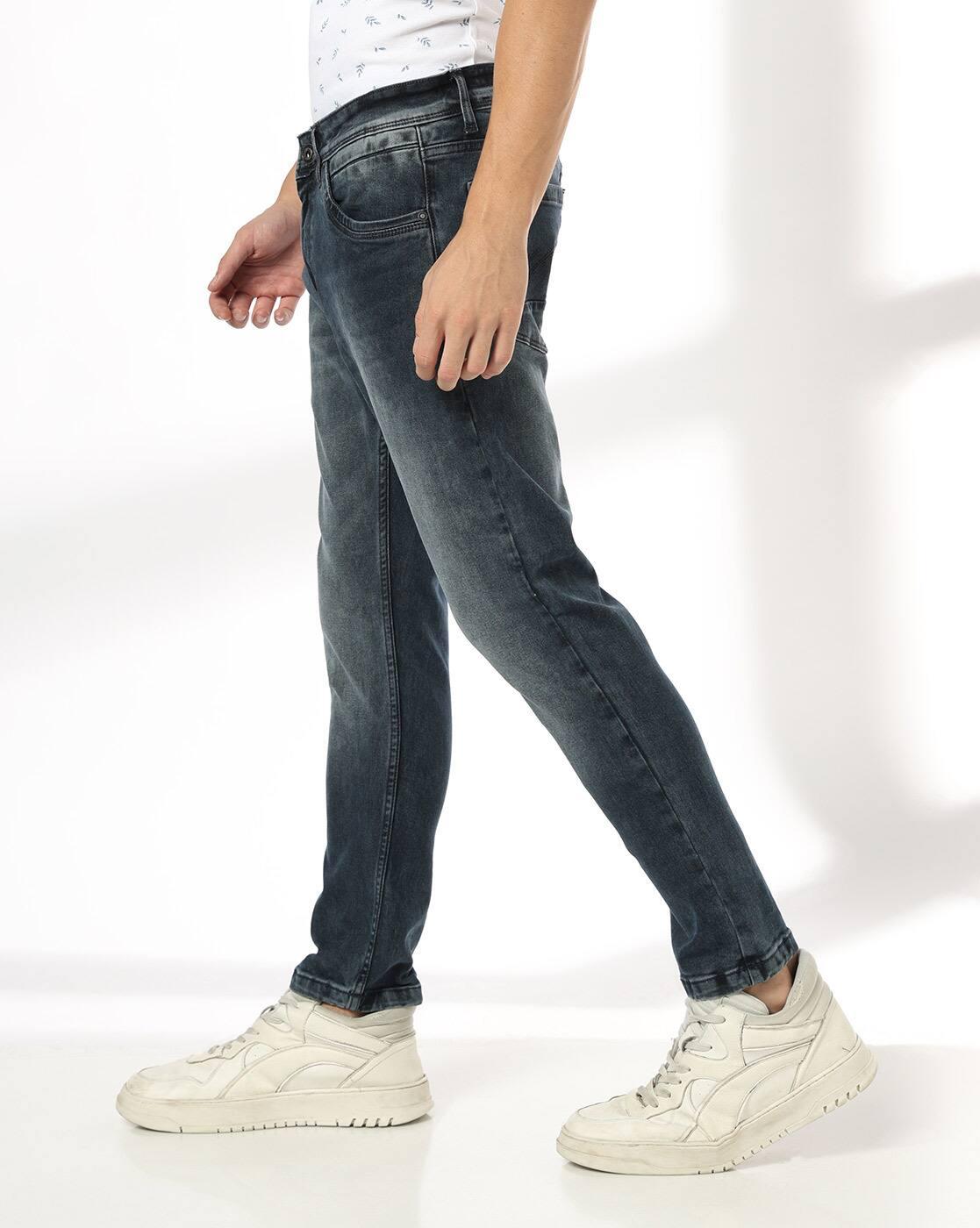 JOHN PLAYERS JEANS | Men Mid-Wash Skinny Fit Jeans|1