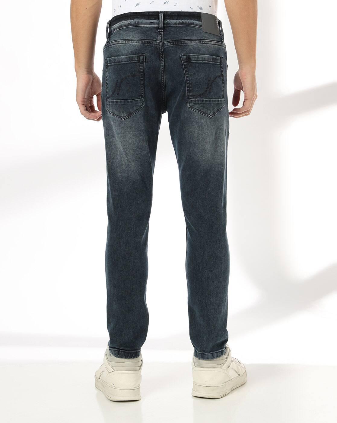 JOHN PLAYERS JEANS | Men Mid-Wash Skinny Fit Jeans|2
