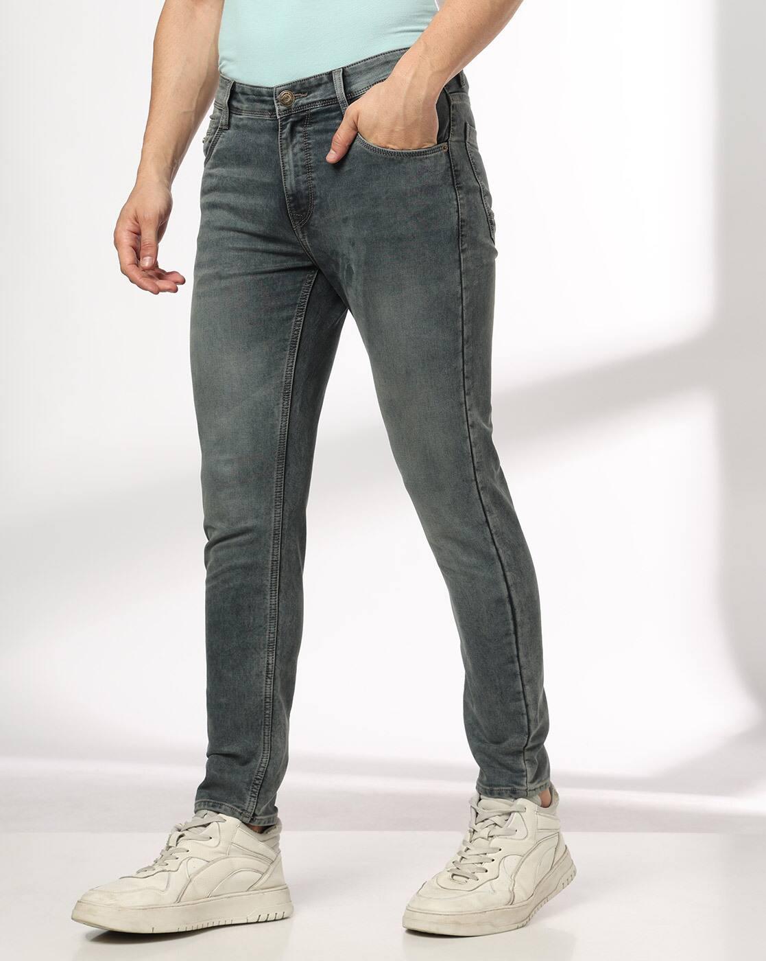 JOHN PLAYERS JEANS | Men Lightly Washed Skinny Fit Jeans|0
