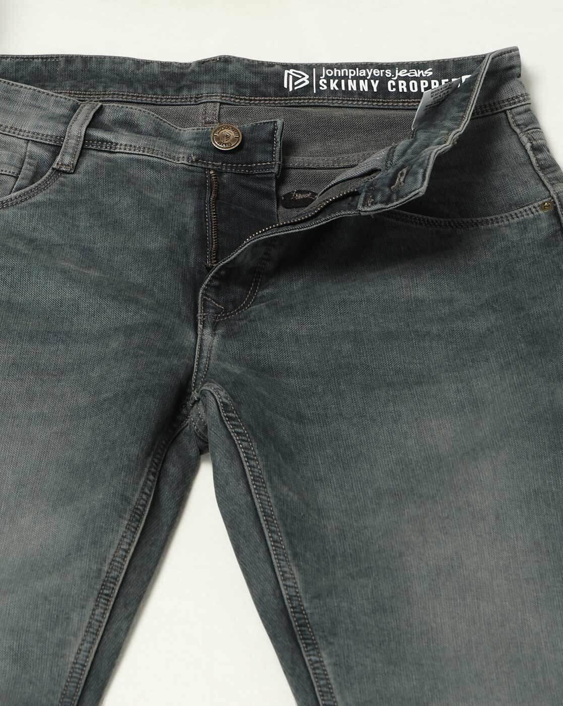 JOHN PLAYERS JEANS | Men Lightly Washed Skinny Fit Jeans|4