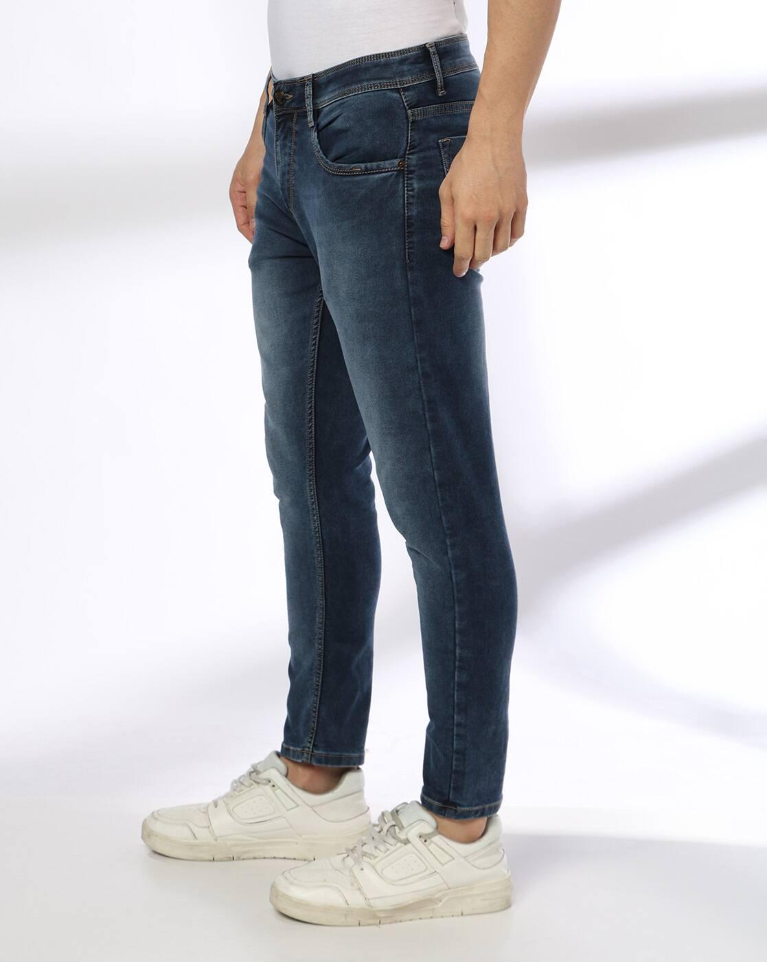 JOHN PLAYERS JEANS | Men Lightly Washed Skinny Fit Jeans|1