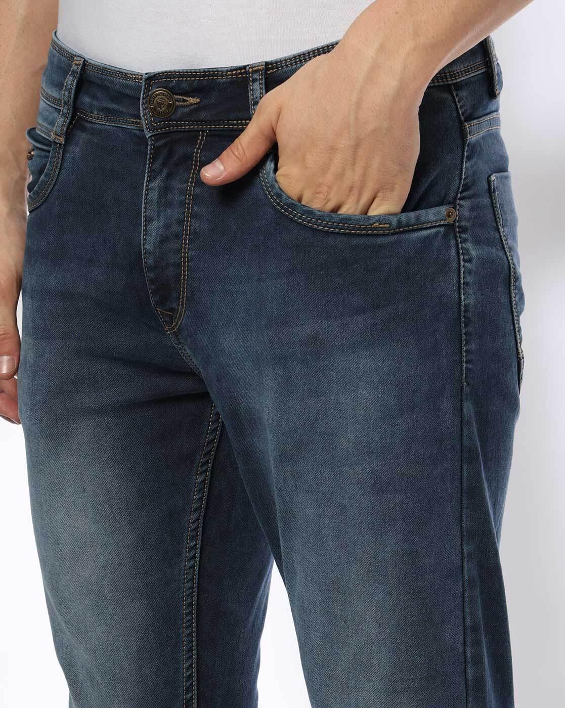 JOHN PLAYERS JEANS | Men Lightly Washed Skinny Fit Jeans|3