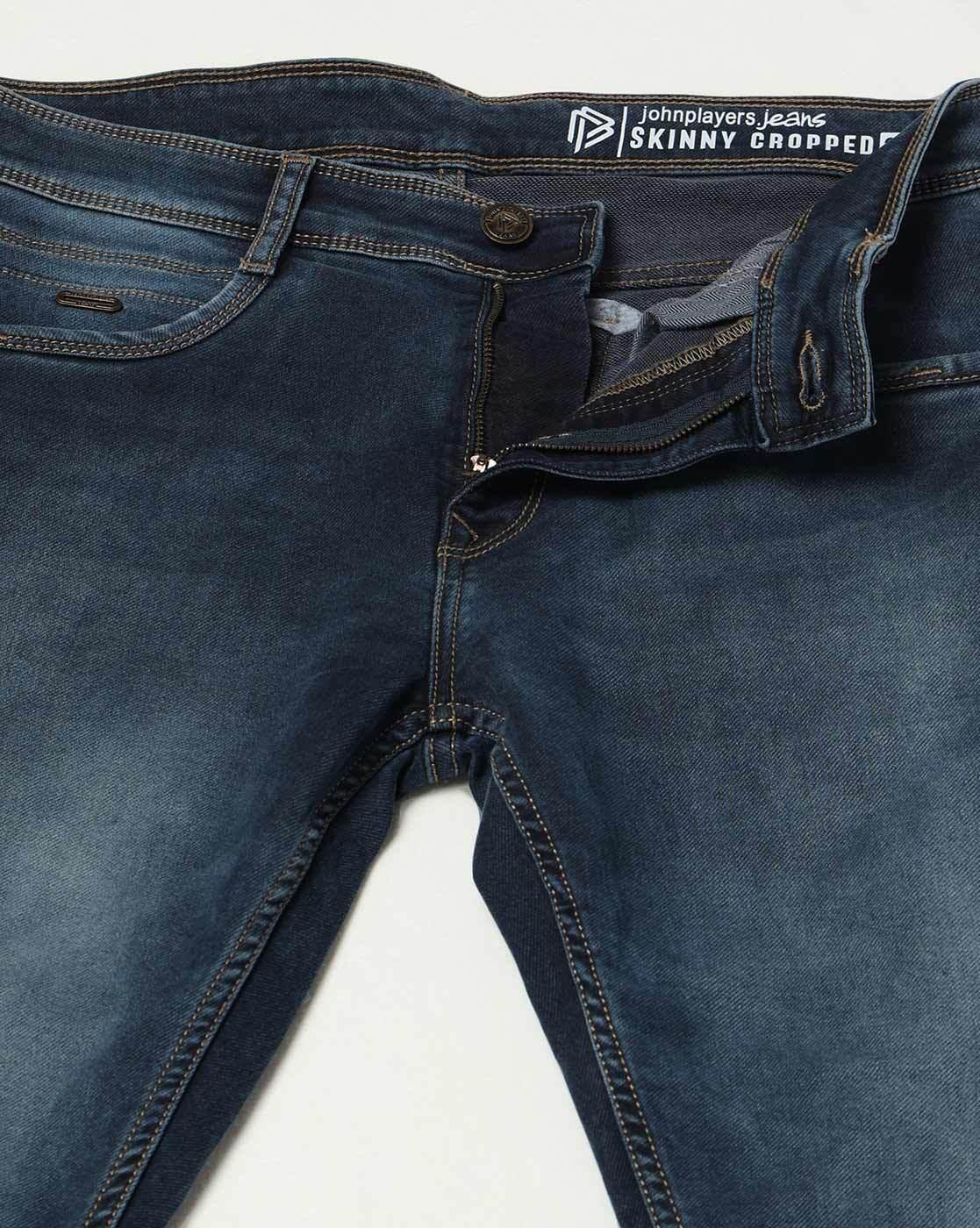 JOHN PLAYERS JEANS | Men Lightly Washed Skinny Fit Jeans|4