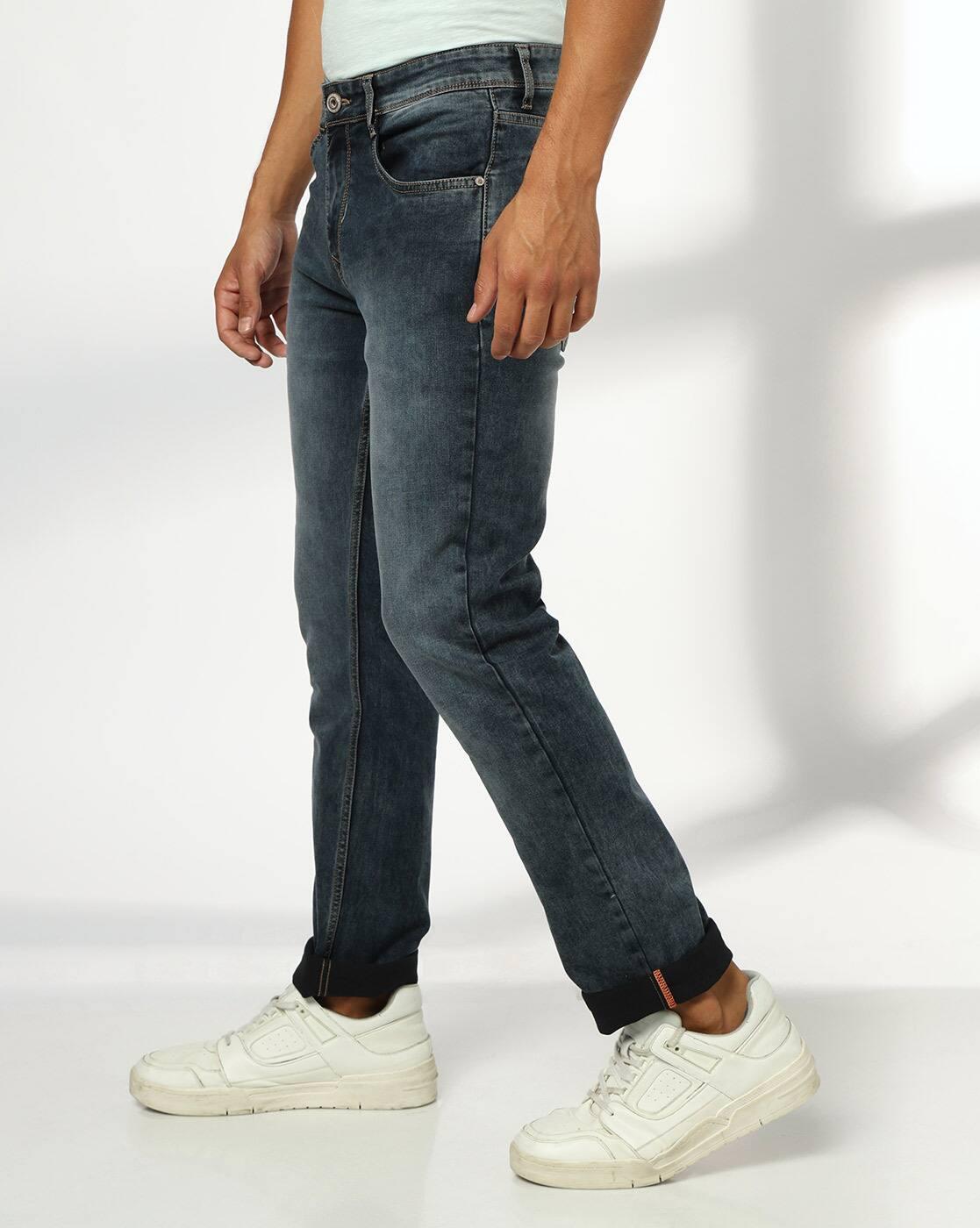 JOHN PLAYERS JEANS | Men Mid-Rise Slim Fit Jeans|1