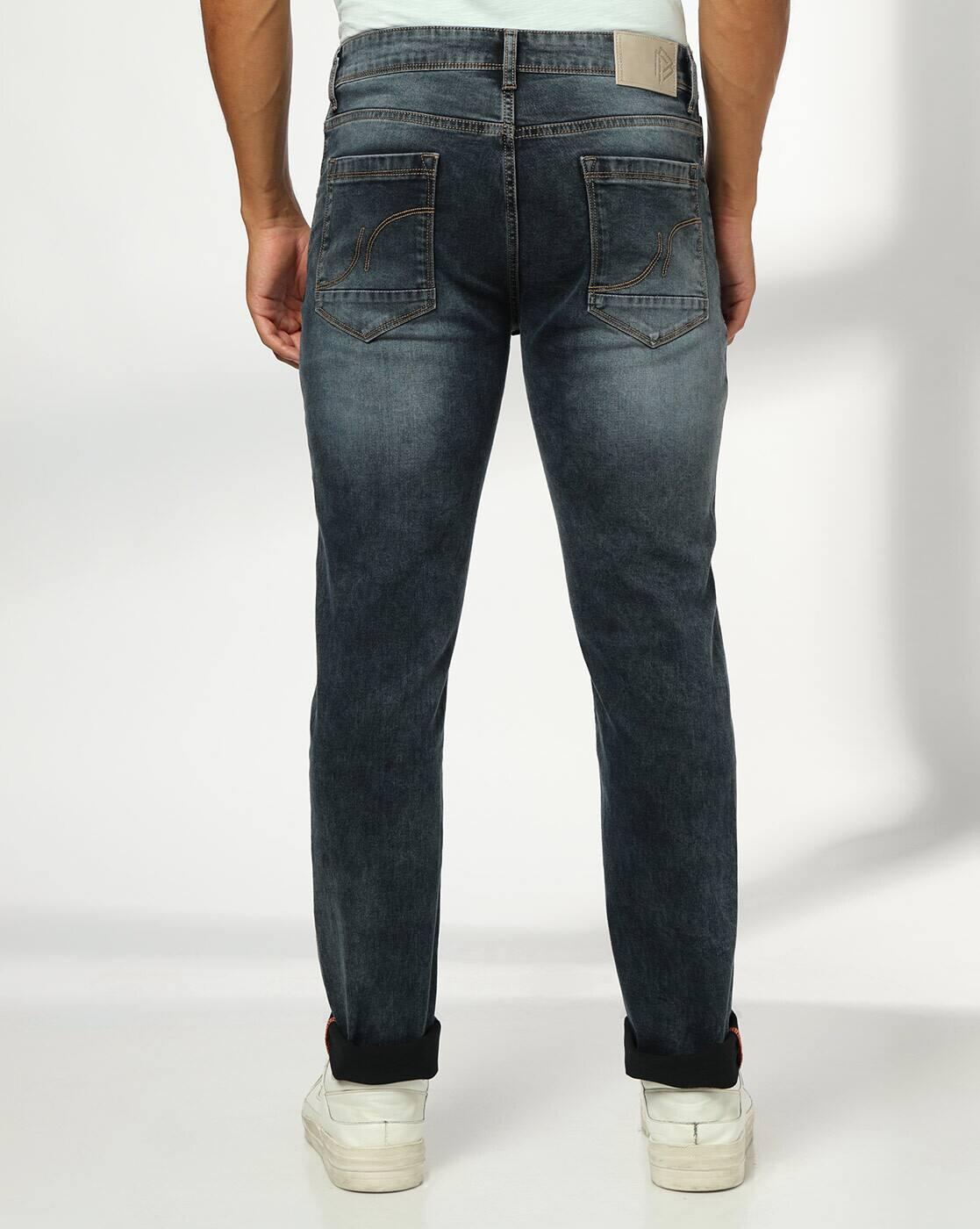 JOHN PLAYERS JEANS | Men Mid-Rise Slim Fit Jeans|2