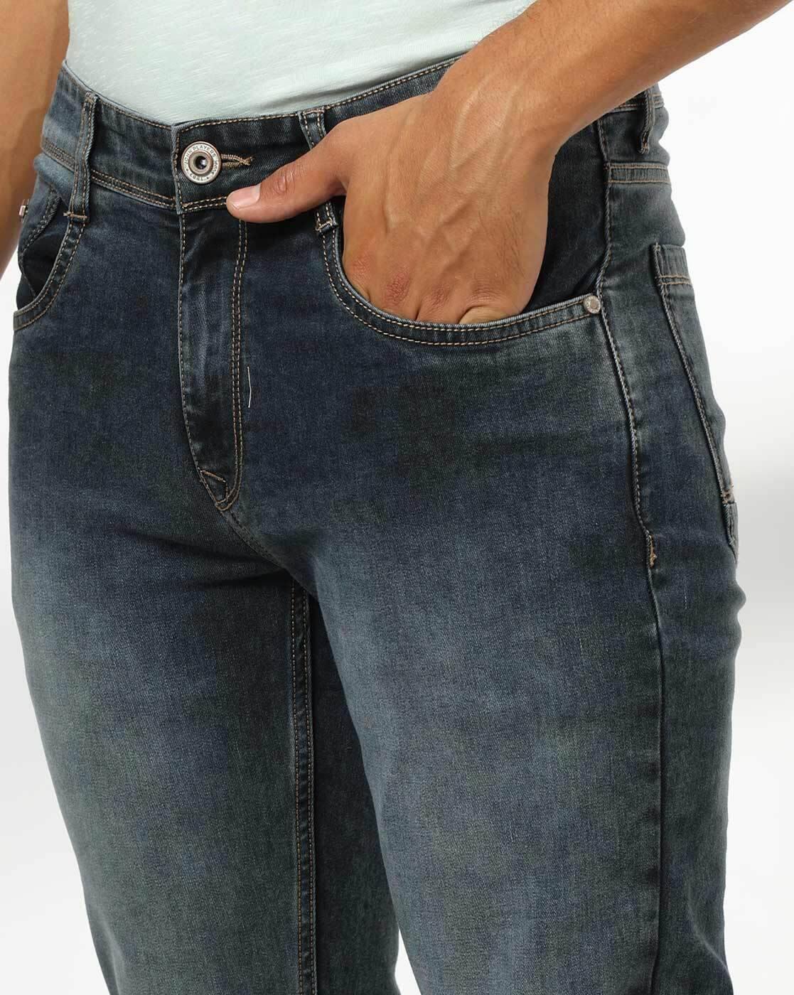 JOHN PLAYERS JEANS | Men Mid-Rise Slim Fit Jeans|3