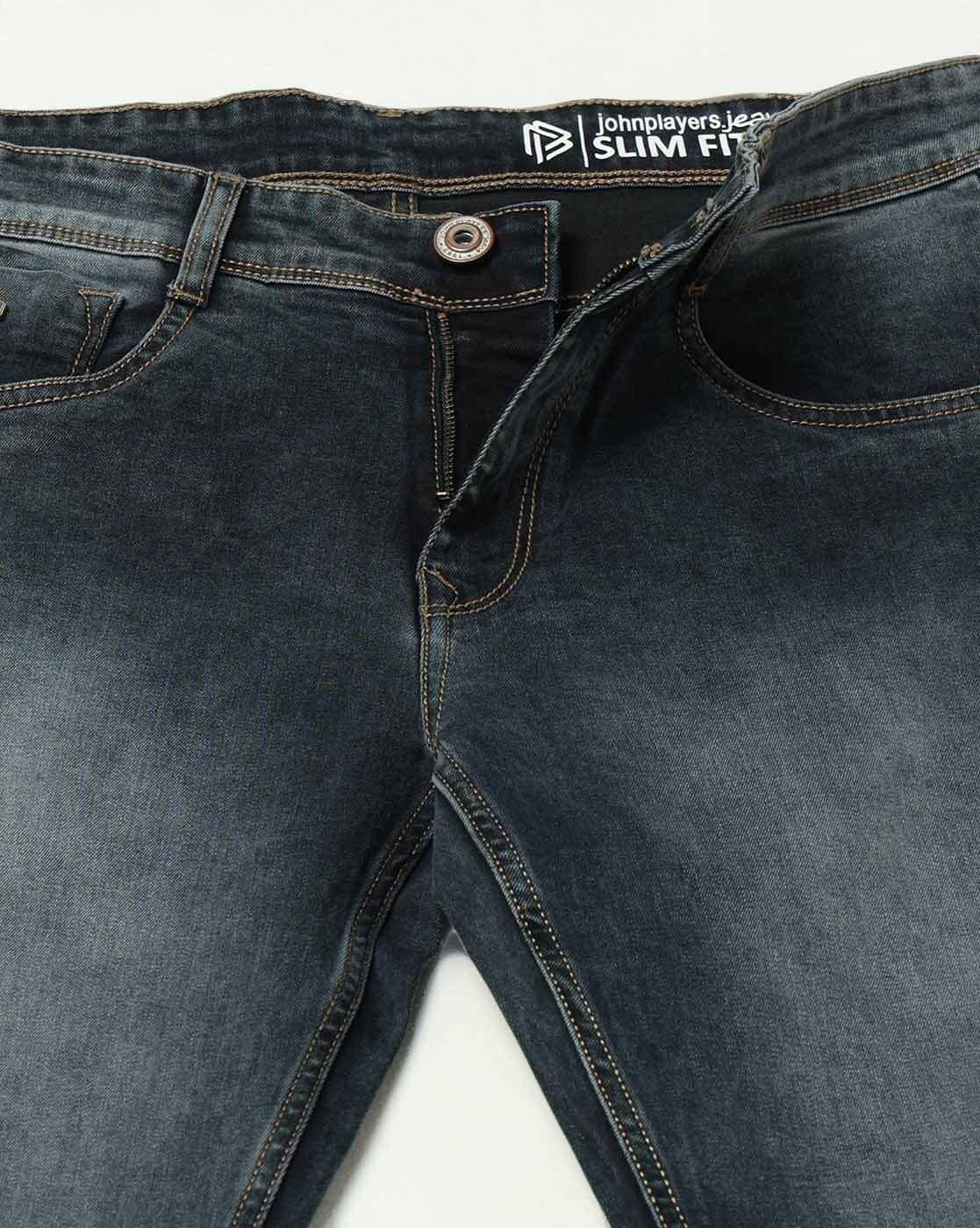 JOHN PLAYERS JEANS | Men Mid-Rise Slim Fit Jeans|4