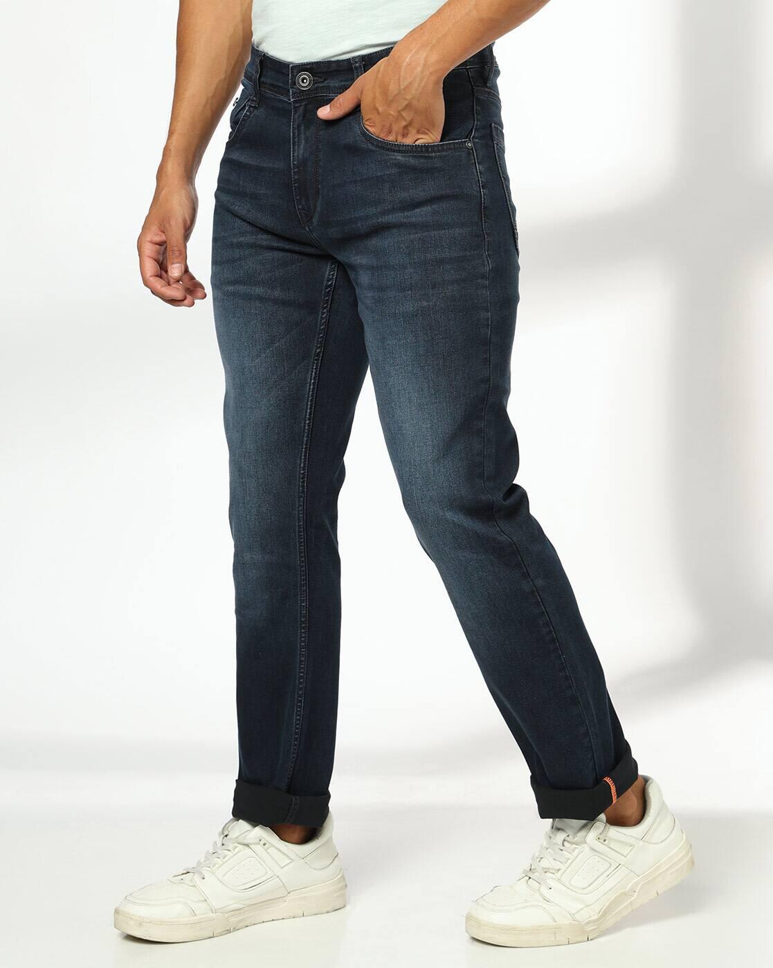 JOHN PLAYERS JEANS | Men Mid-Rise Slim Fit Jeans|0