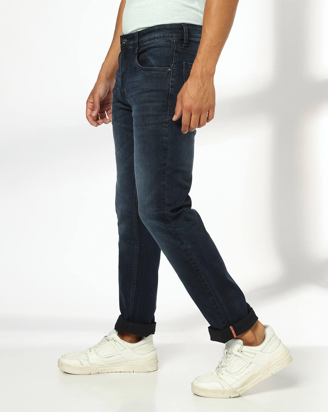 JOHN PLAYERS JEANS | Men Mid-Rise Slim Fit Jeans|1