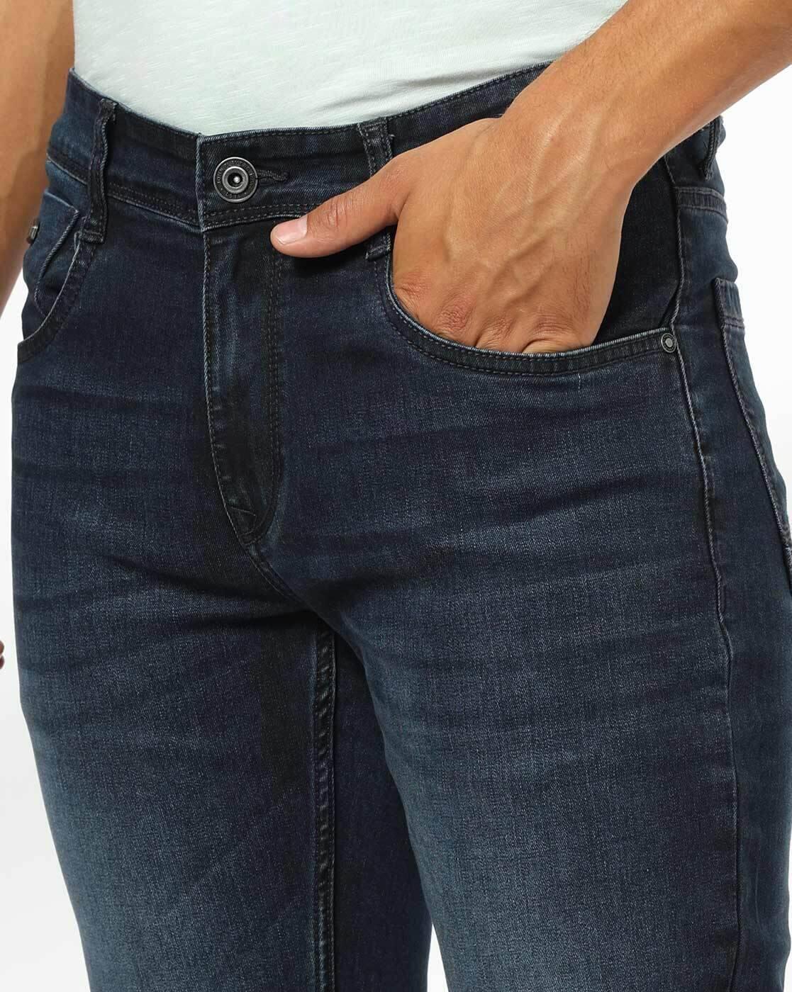 JOHN PLAYERS JEANS | Men Mid-Rise Slim Fit Jeans|3