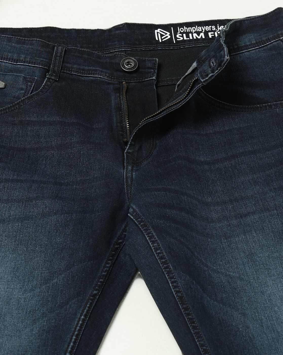 JOHN PLAYERS JEANS | Men Mid-Rise Slim Fit Jeans|4