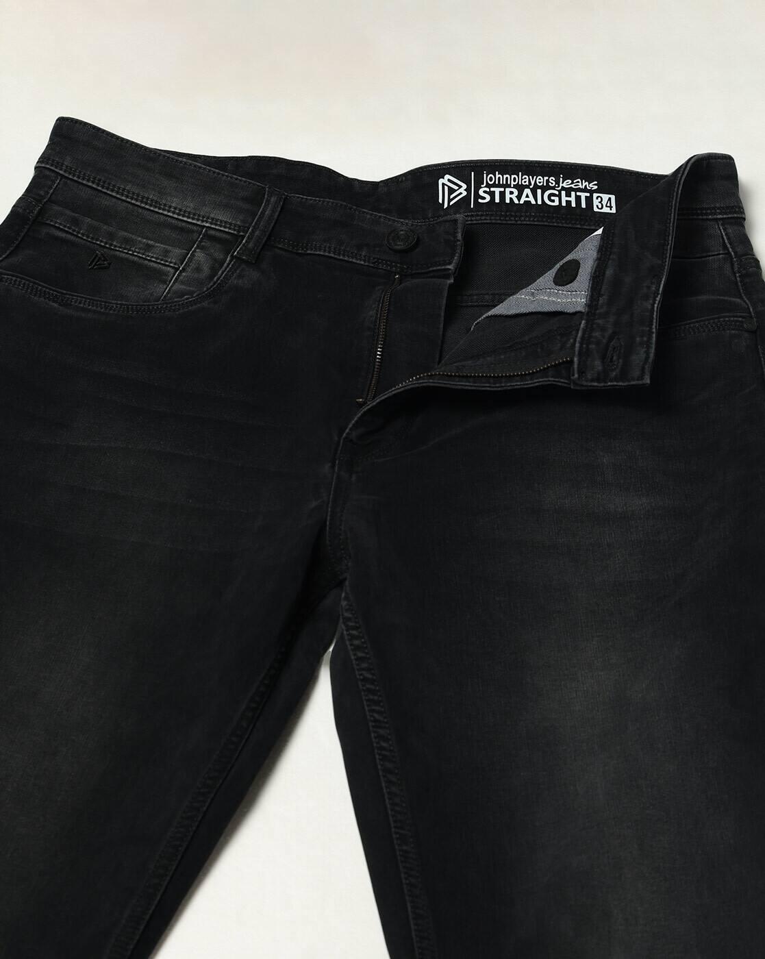 JOHN PLAYERS JEANS | Men Lightly Washed Straight Jeans|4