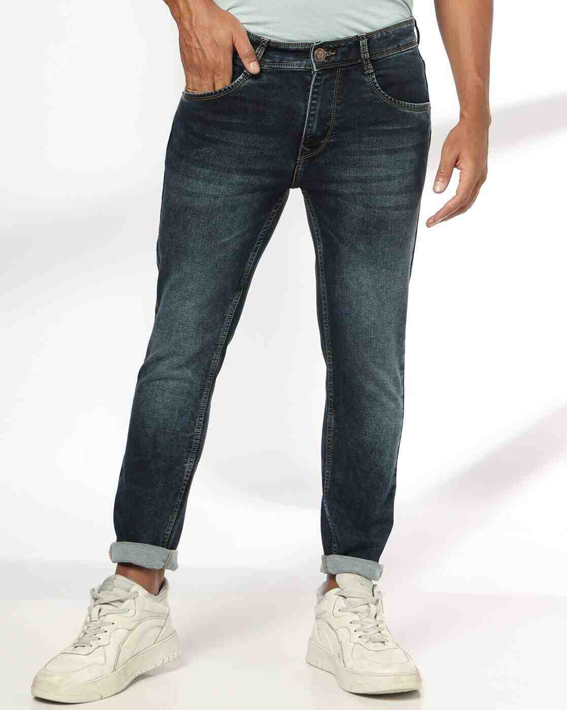 JOHN PLAYERS JEANS | Men Mid-Rise Skinny Fit Jeans|0