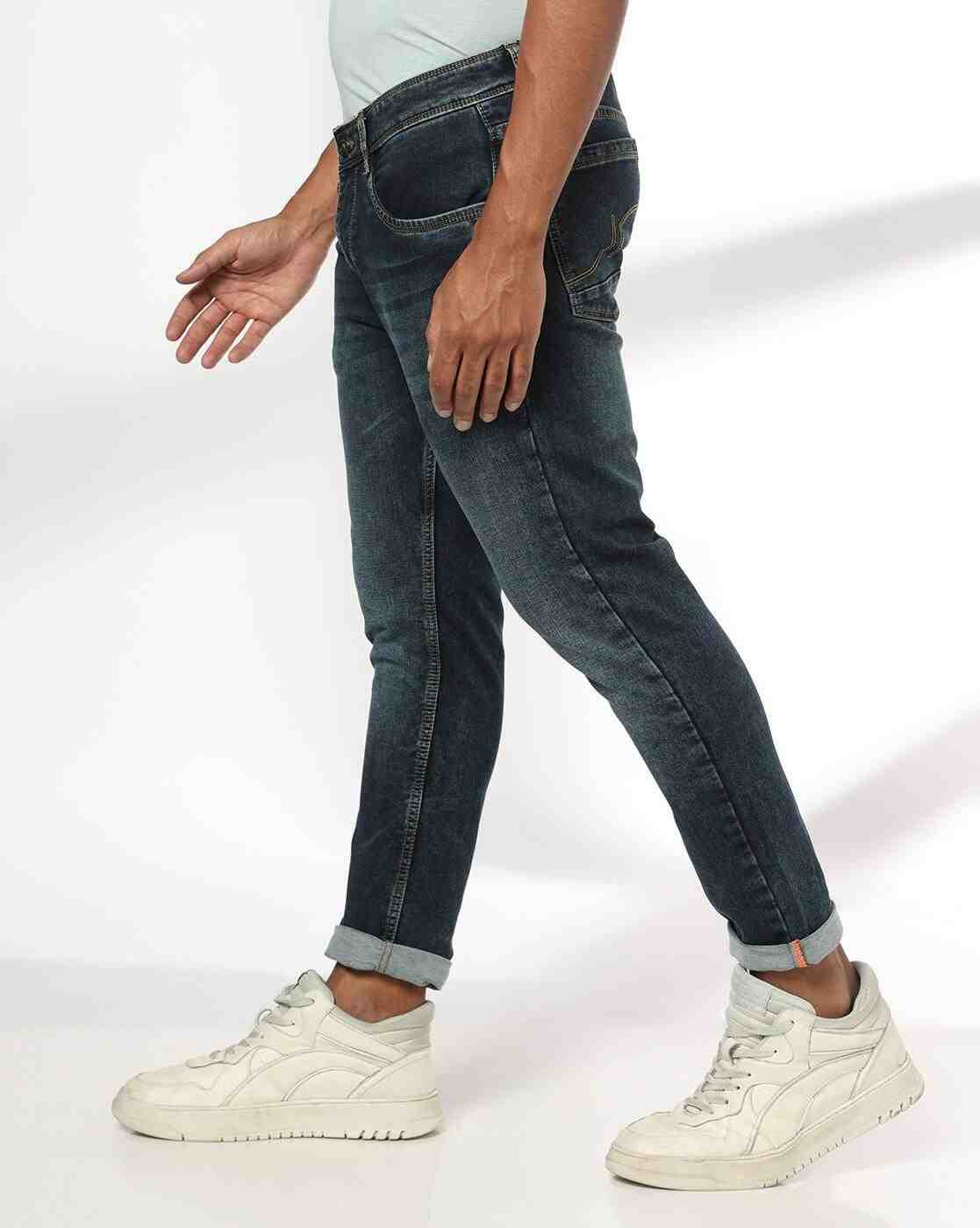 JOHN PLAYERS JEANS | Men Mid-Rise Skinny Fit Jeans|1