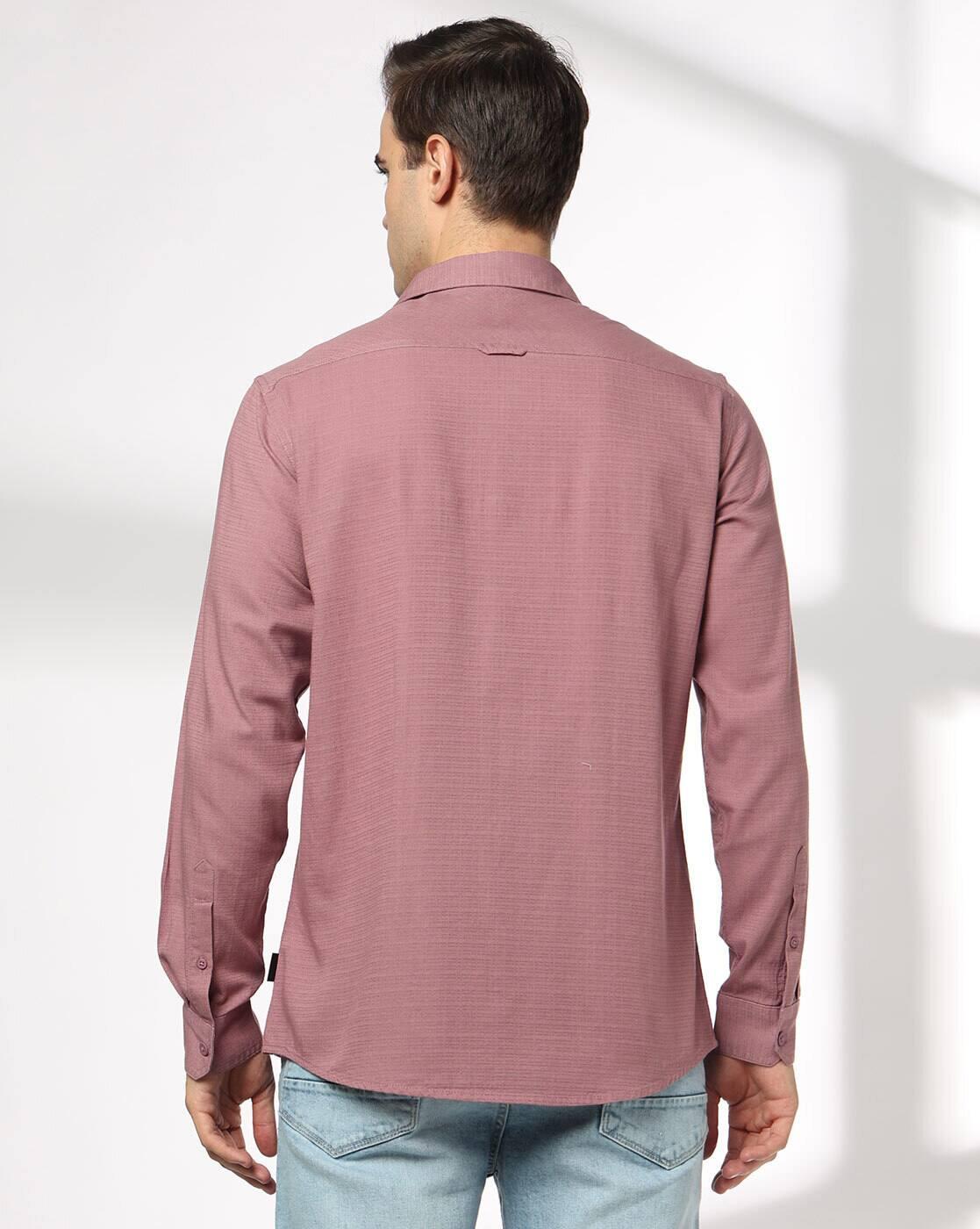JOHN PLAYERS JEANS | Men Striped Slim Fit Shirt|2