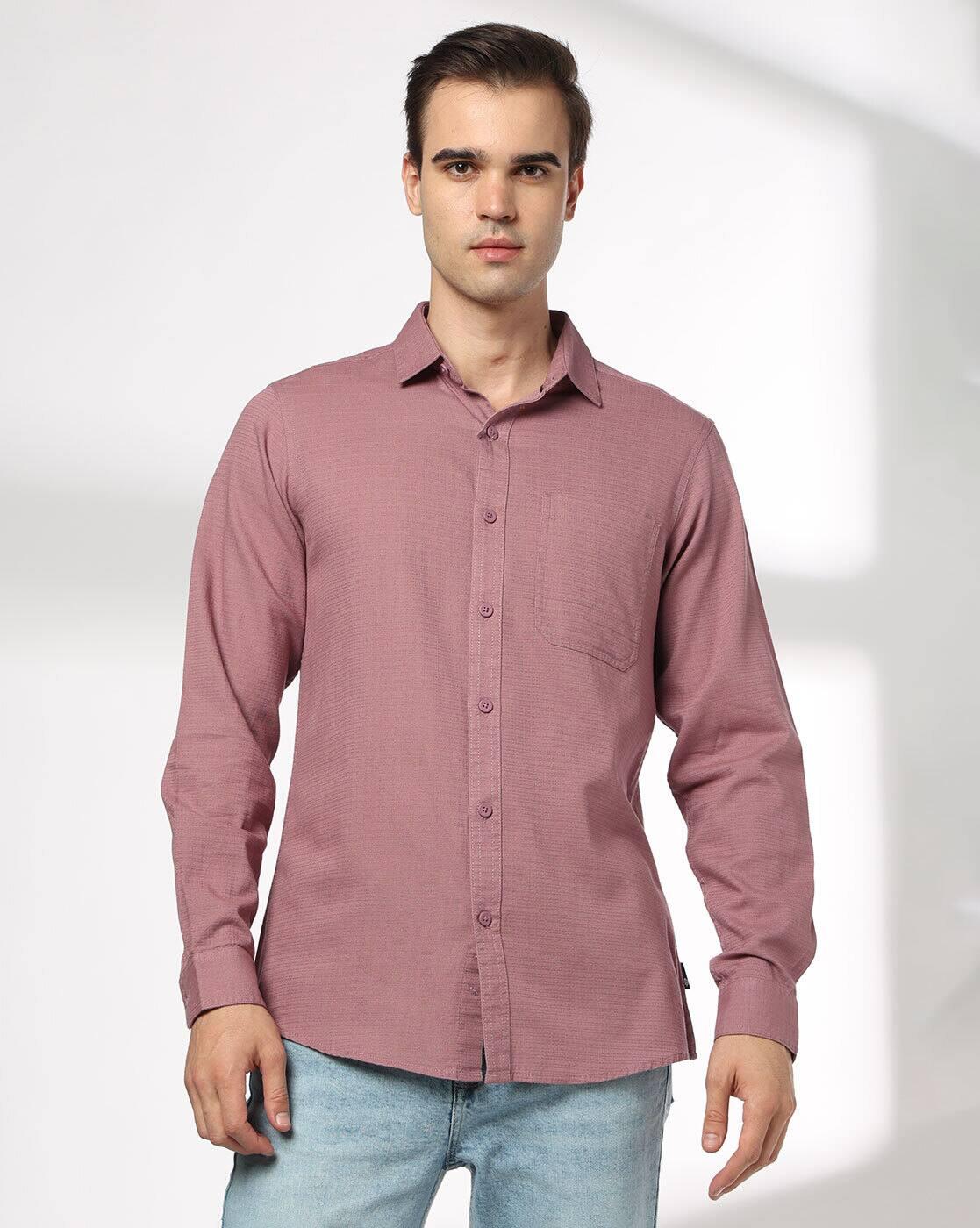 JOHN PLAYERS JEANS | Men Striped Slim Fit Shirt|3