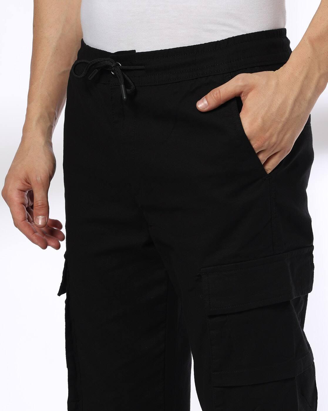 JOHN PLAYERS JEANS | Men Straight Fit Cargo Trousers|3