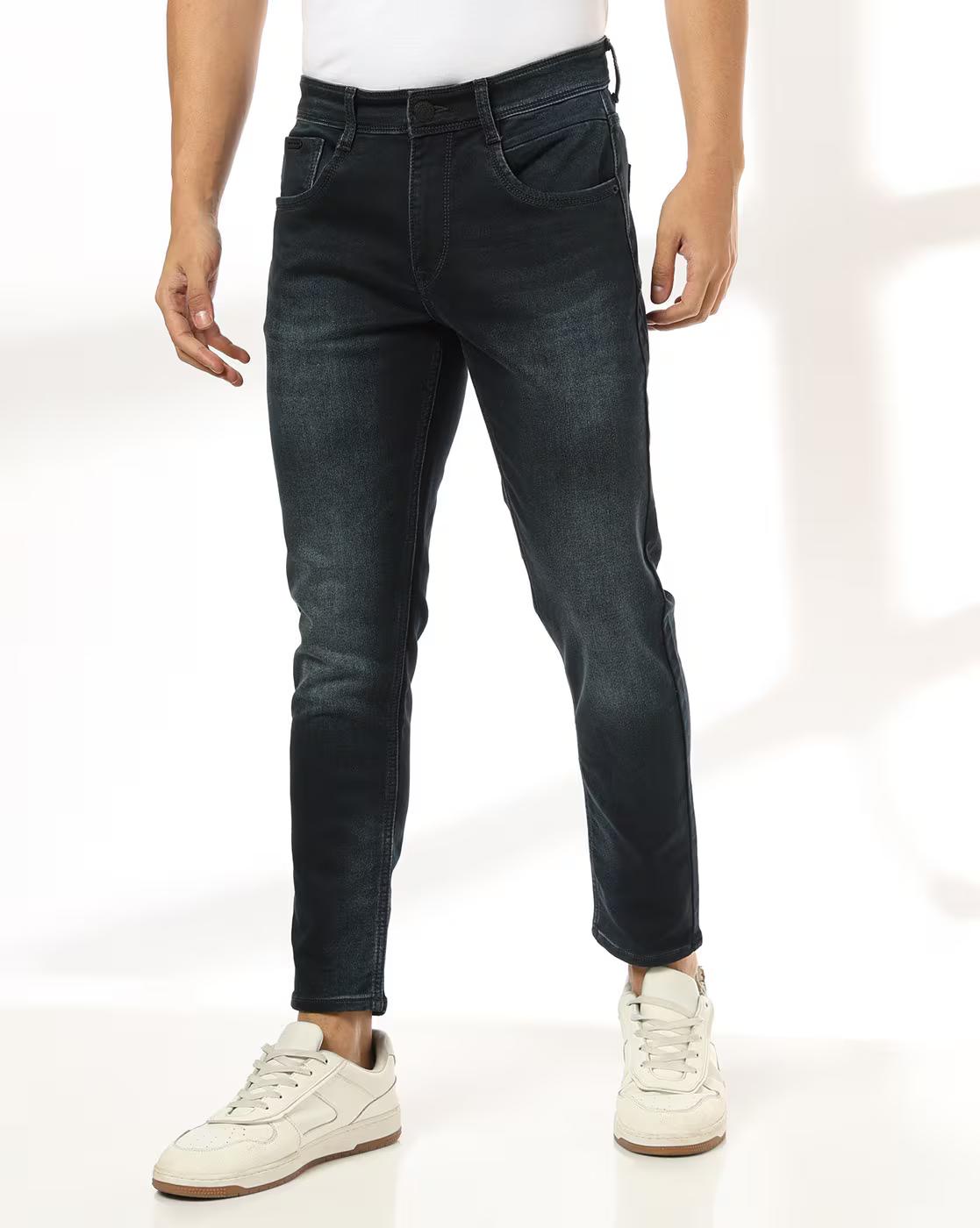 JOHN PLAYERS JEANS | Men Lightly Washed Skinny Fit Jeans|0