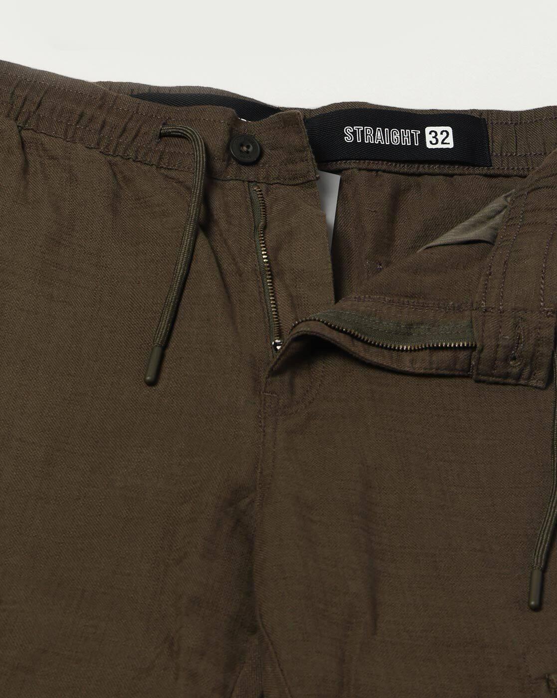 JOHN PLAYERS JEANS | Men Straight Fit Cotton Cargo Pants|4