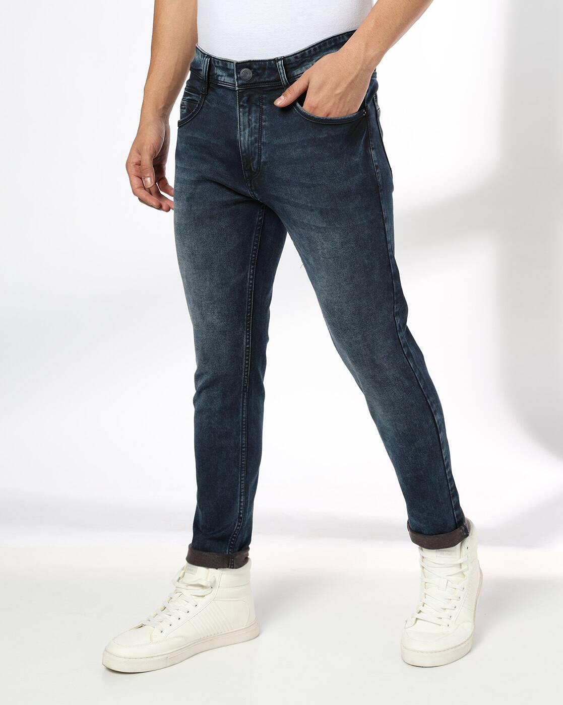 JOHN PLAYERS JEANS | Men Mid-Rise Skinny Fit Jeans|0