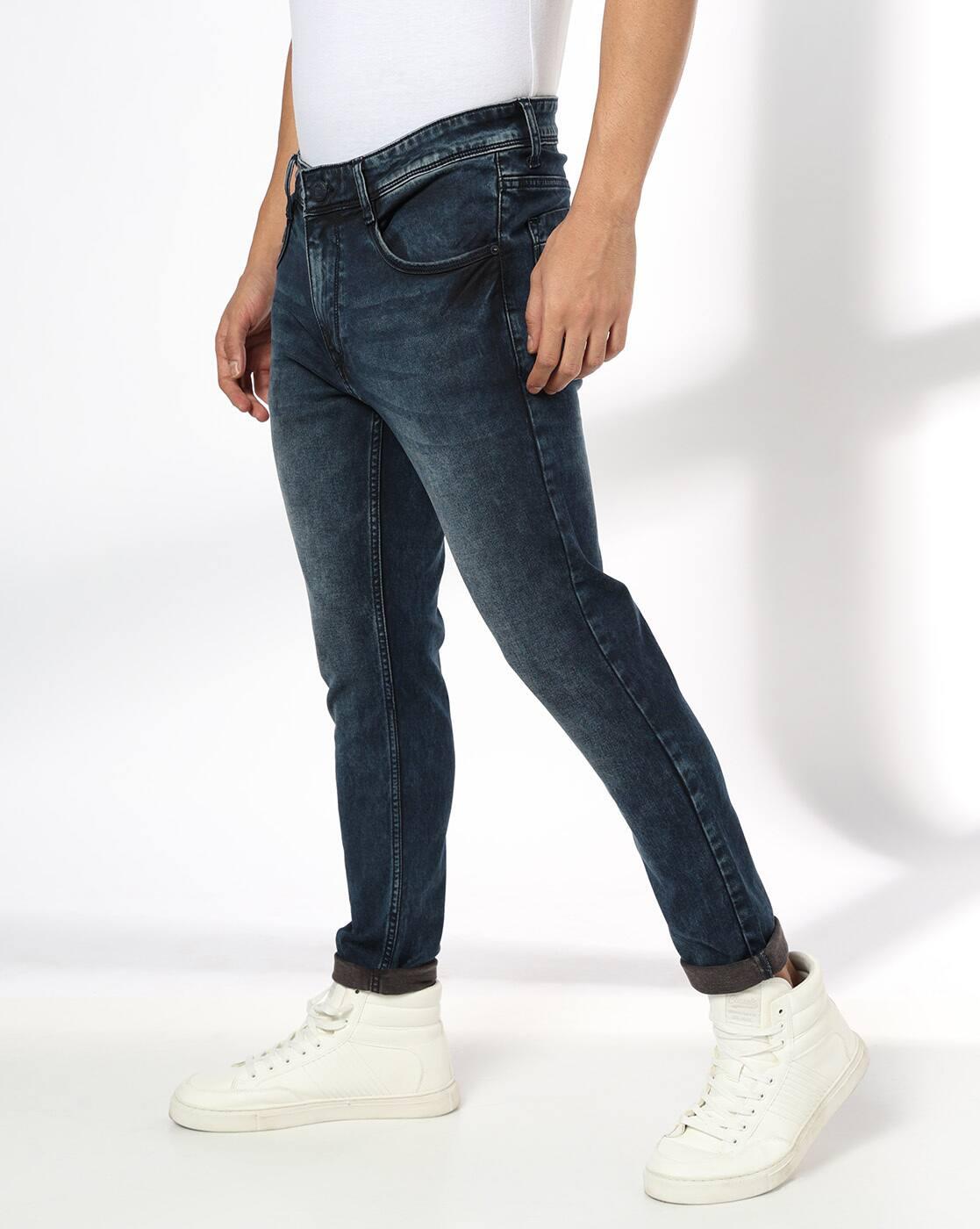 JOHN PLAYERS JEANS | Men Mid-Rise Skinny Fit Jeans|1