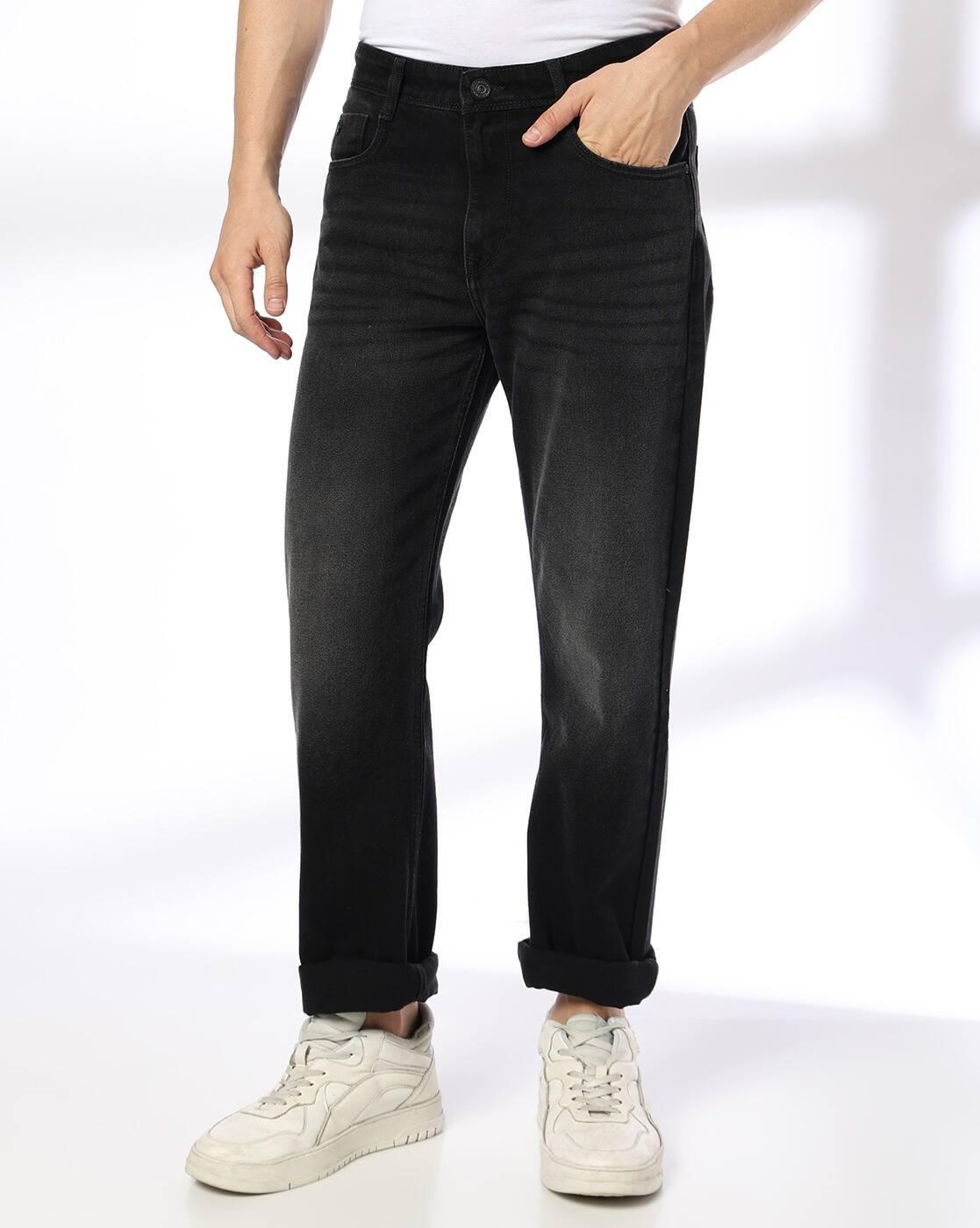 JOHN PLAYERS JEANS | Men Lightly Washed Straight Jeans|0