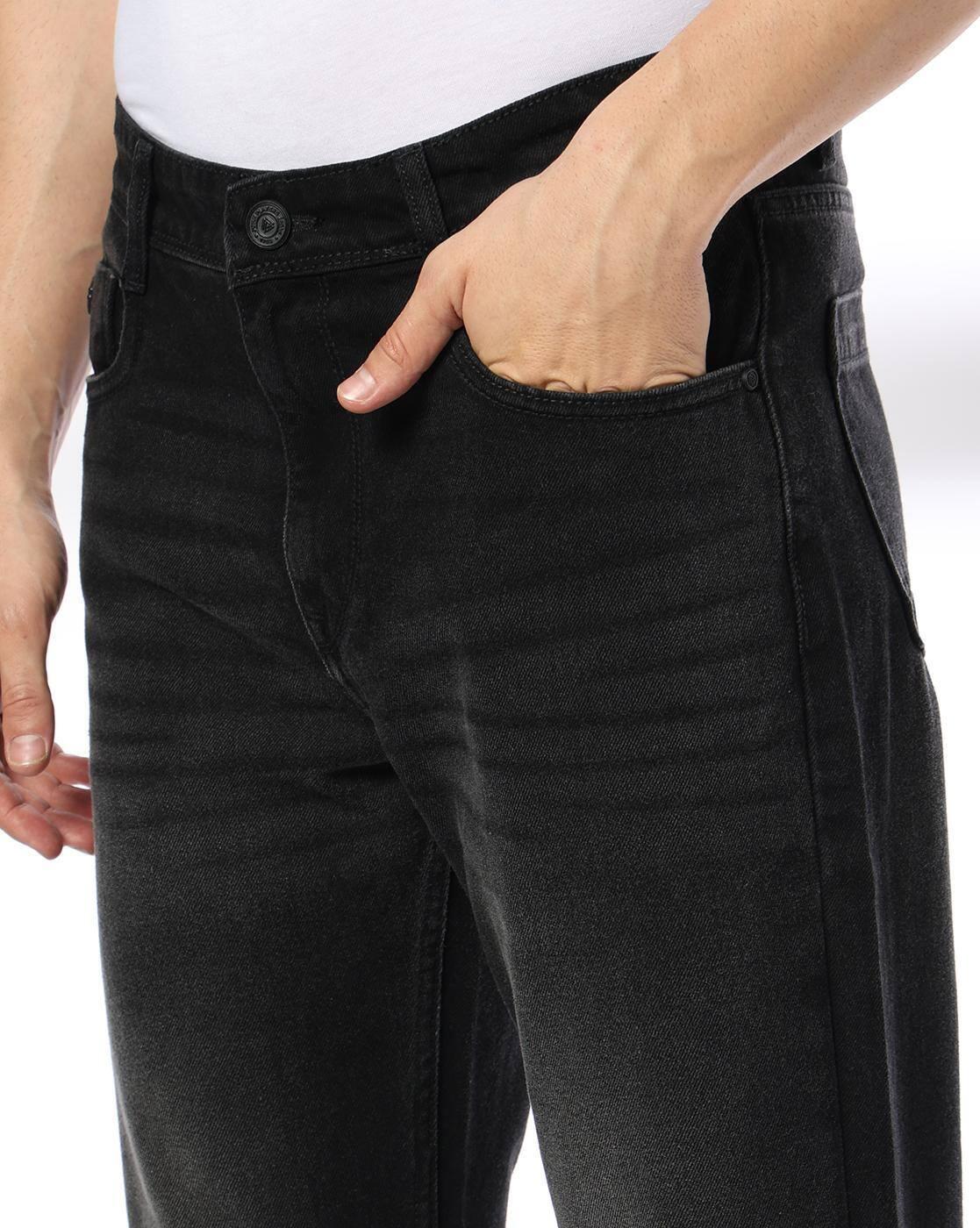 JOHN PLAYERS JEANS | Men Lightly Washed Straight Jeans|3