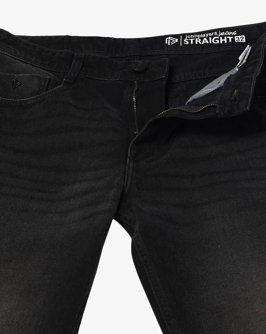 JOHN PLAYERS JEANS | Men Lightly Washed Straight Jeans|4