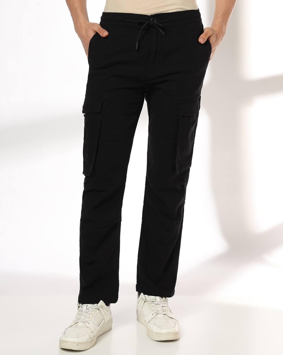 Men Straight Fit Cargo Pants