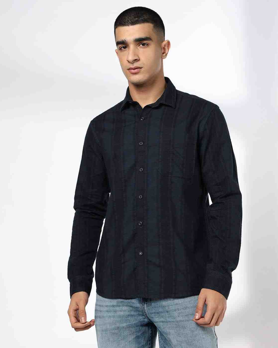 JOHN PLAYERS JEANS | Men Slim Fit Cotton Classic Shirt|3