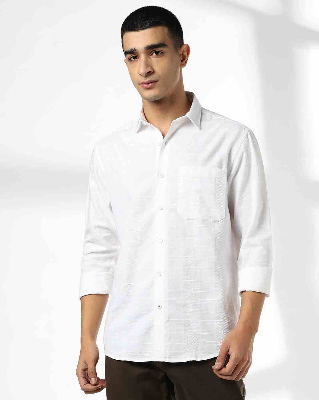 Men Striped Slim Fit Shirt