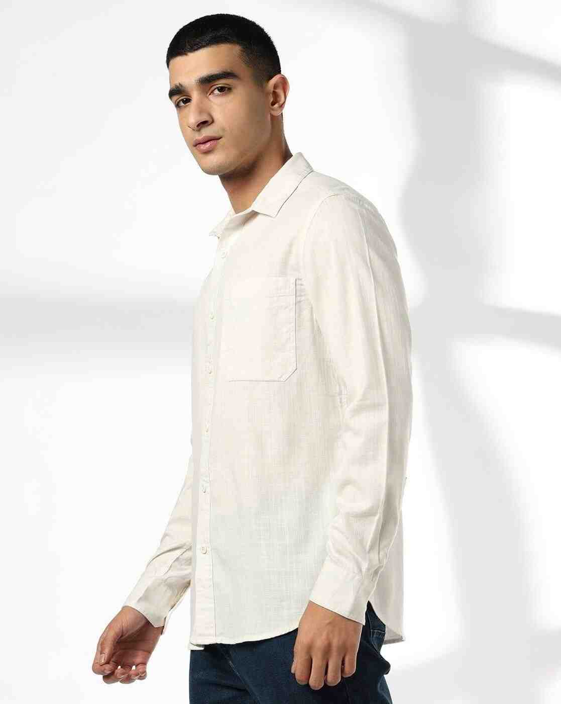 JOHN PLAYERS JEANS | Men Slim Fit Classic Shirt|1