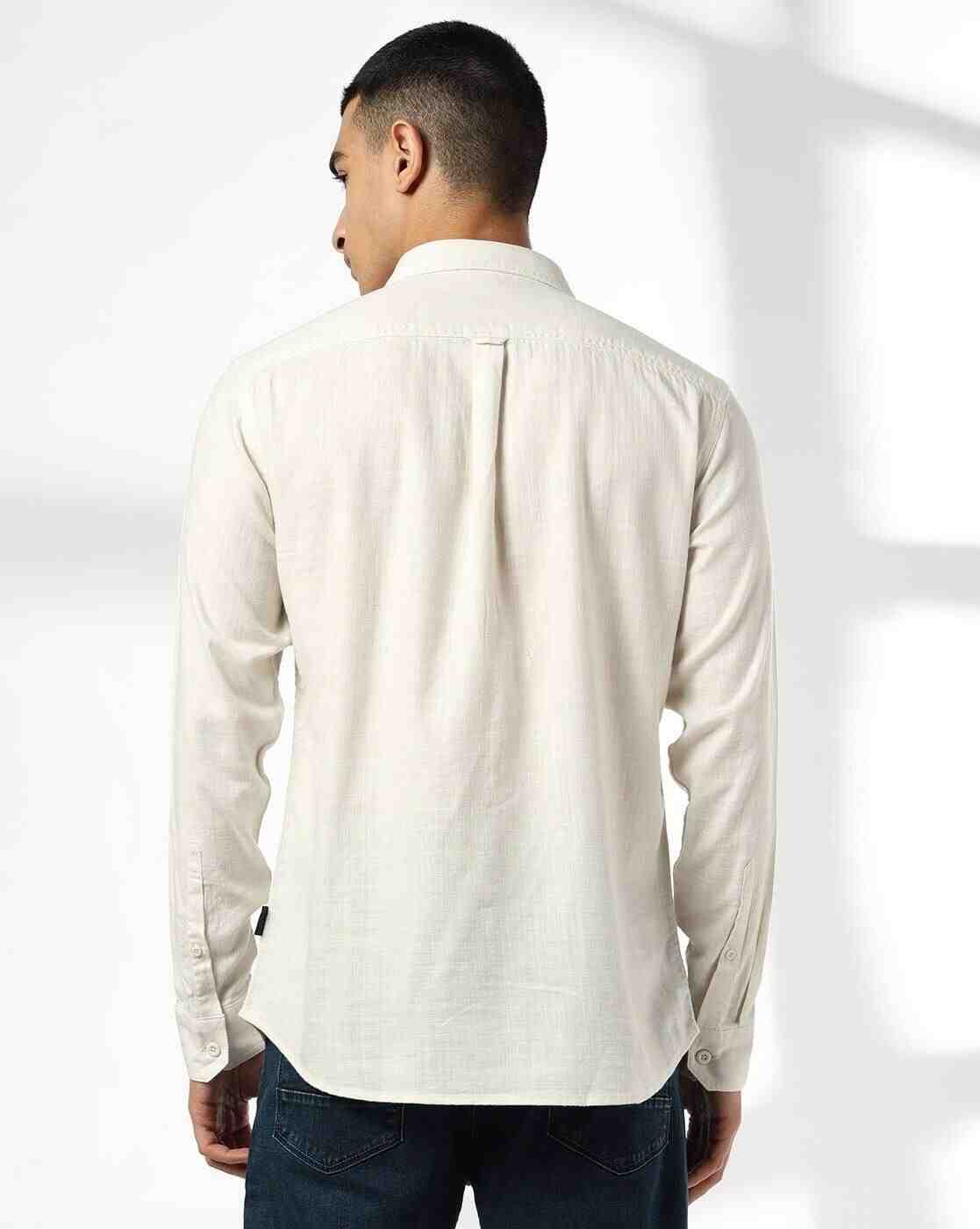 JOHN PLAYERS JEANS | Men Slim Fit Classic Shirt|2