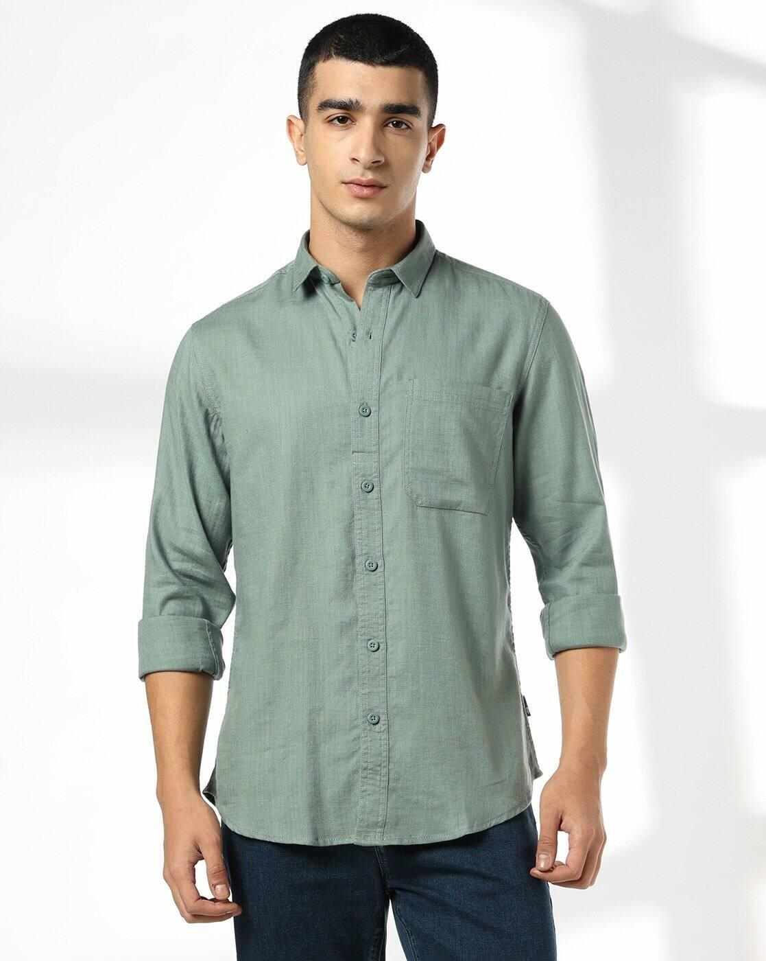 JOHN PLAYERS JEANS | Men Slim Fit Classic Shirt|0