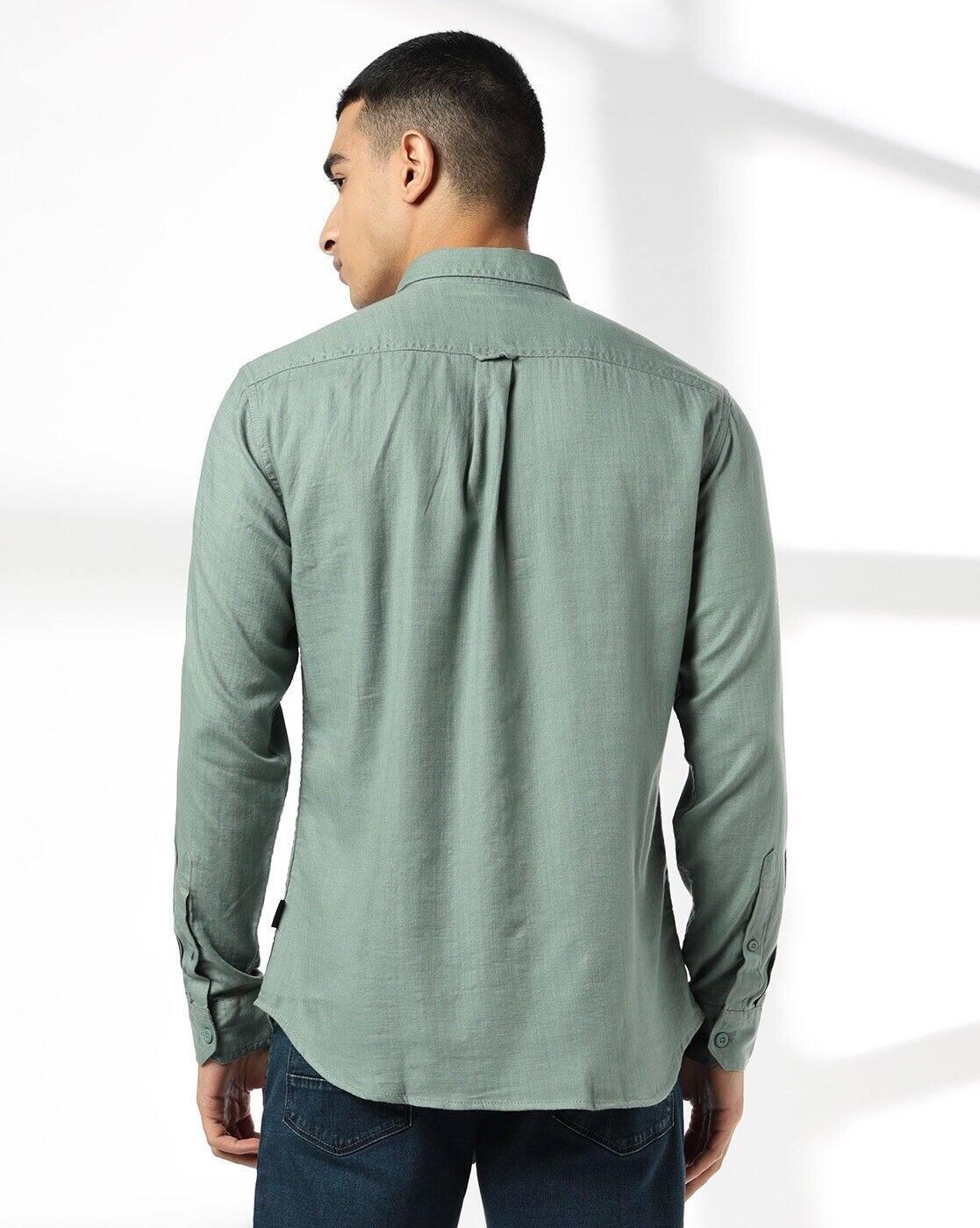 JOHN PLAYERS JEANS | Men Slim Fit Classic Shirt|2